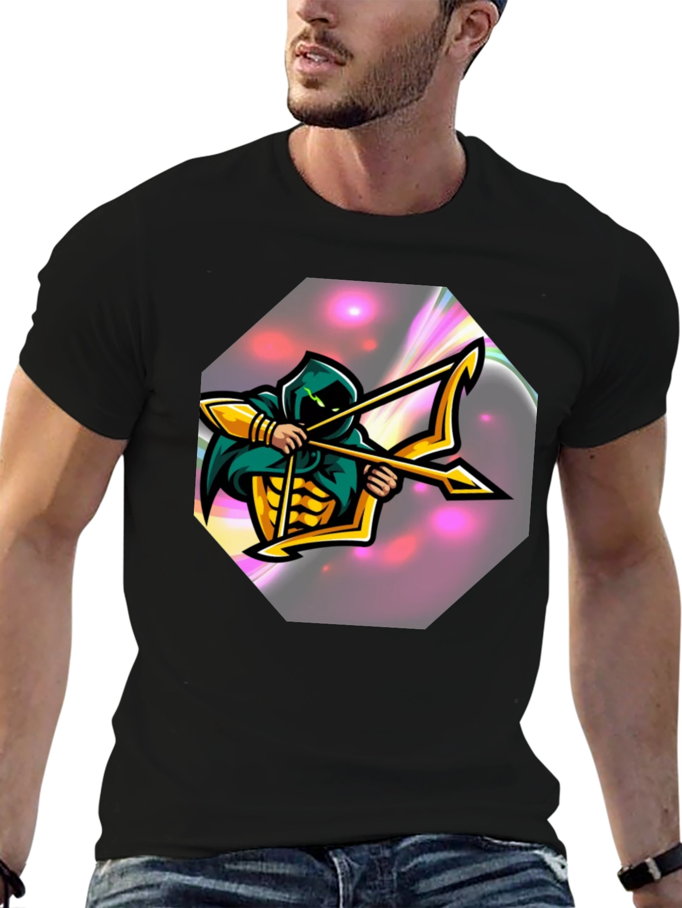 Archer Graphic T-Shirt - Stealth Style