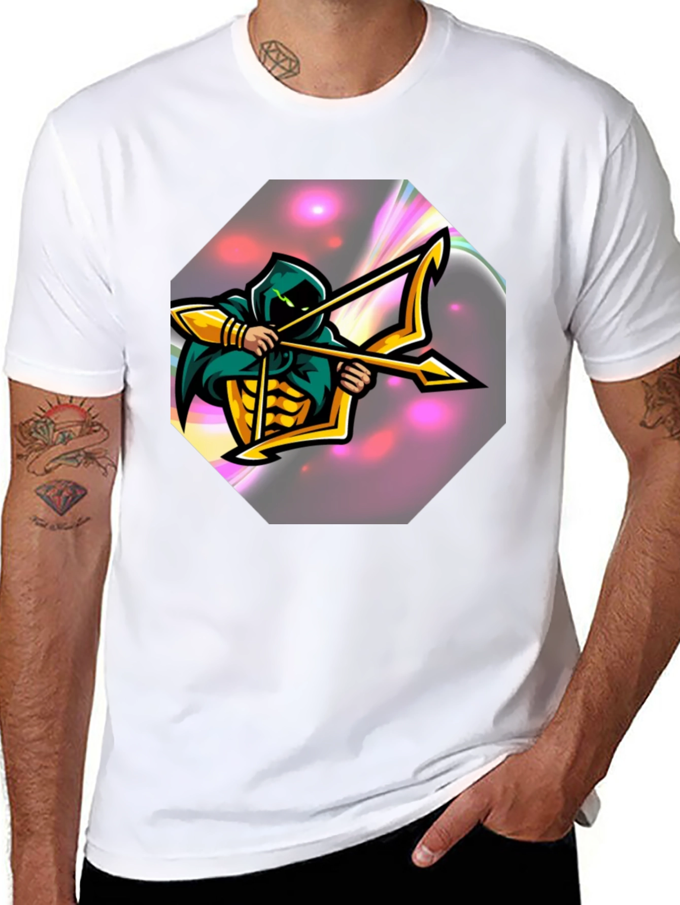 Archer Graphic T-Shirt - Stealth Style
