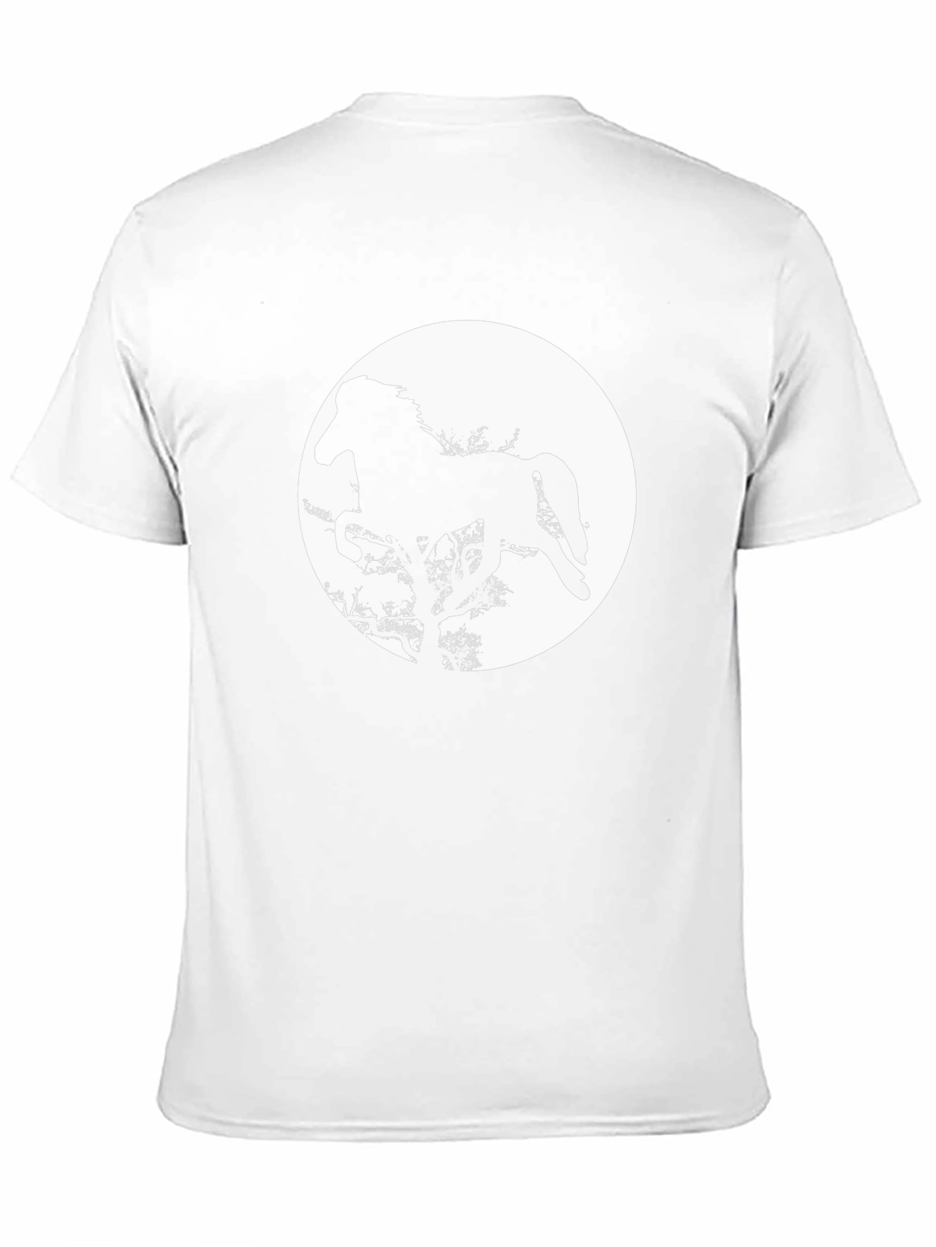 Black Horse Silhouette T-Shirt