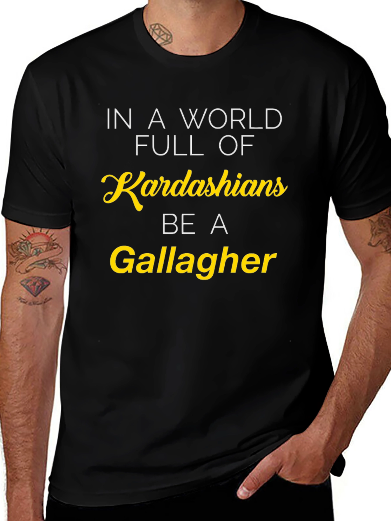 Kardashians vs Gallagher Novelty Tee