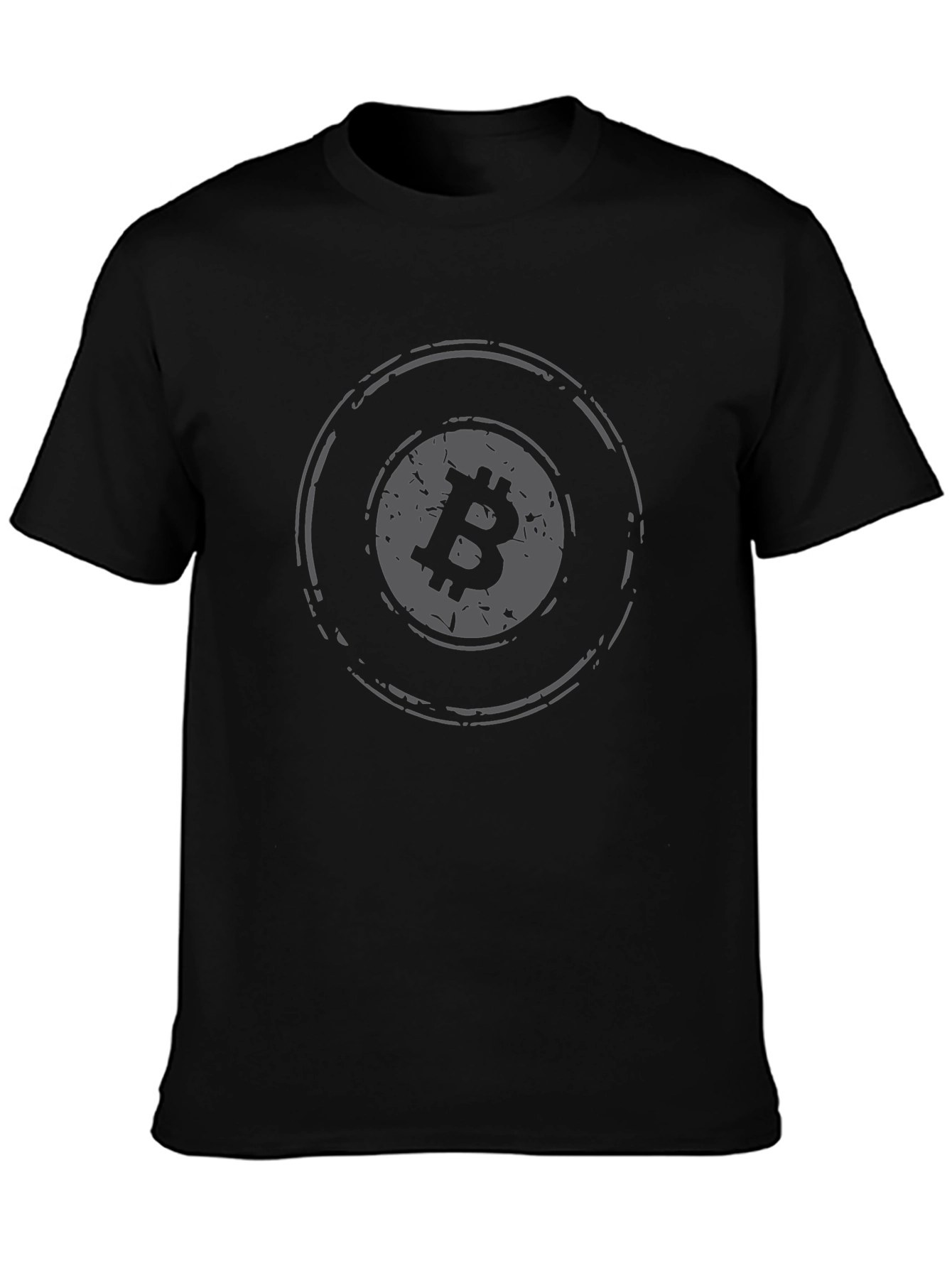 Bitcoin Graphic Tee - Crypto Currency Black T-Shirt