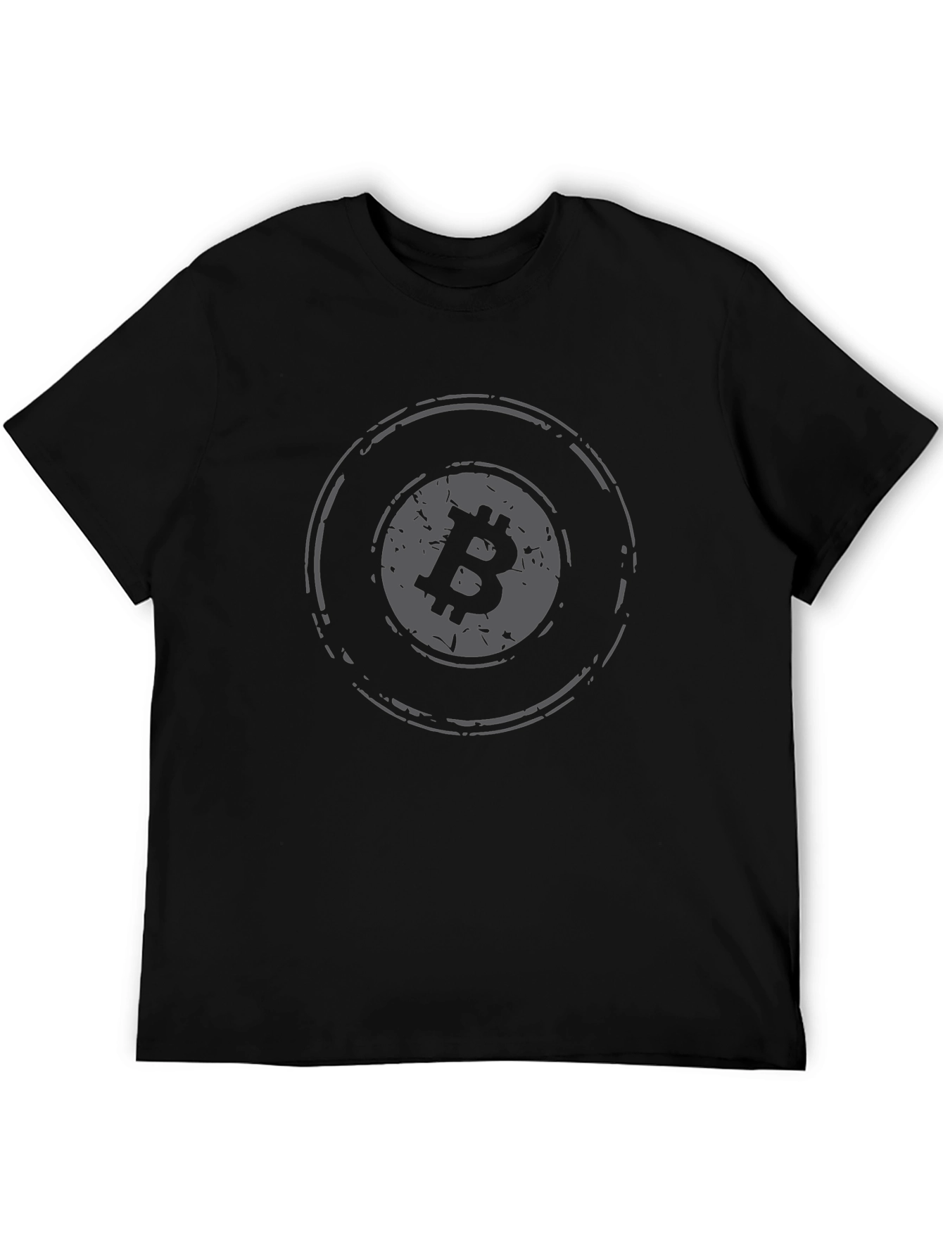 Bitcoin Graphic Tee - Crypto Currency Black T-Shirt