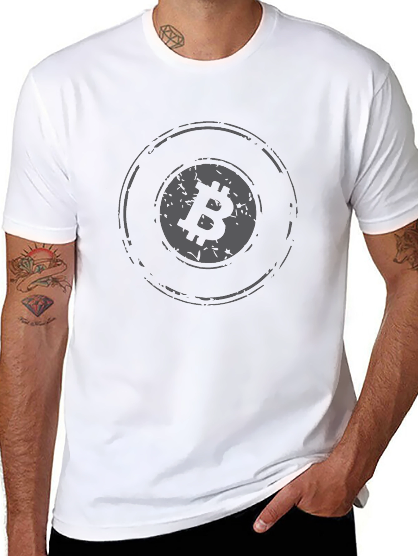 Bitcoin Graphic Tee - Crypto Currency Black T-Shirt