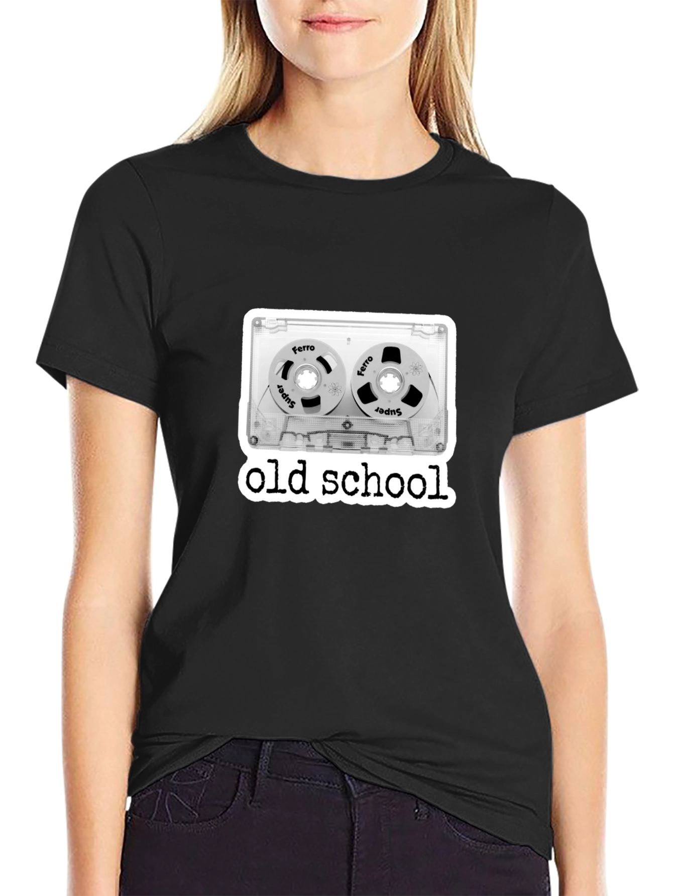 Retro Old School Cassette Tape Graphic Tee