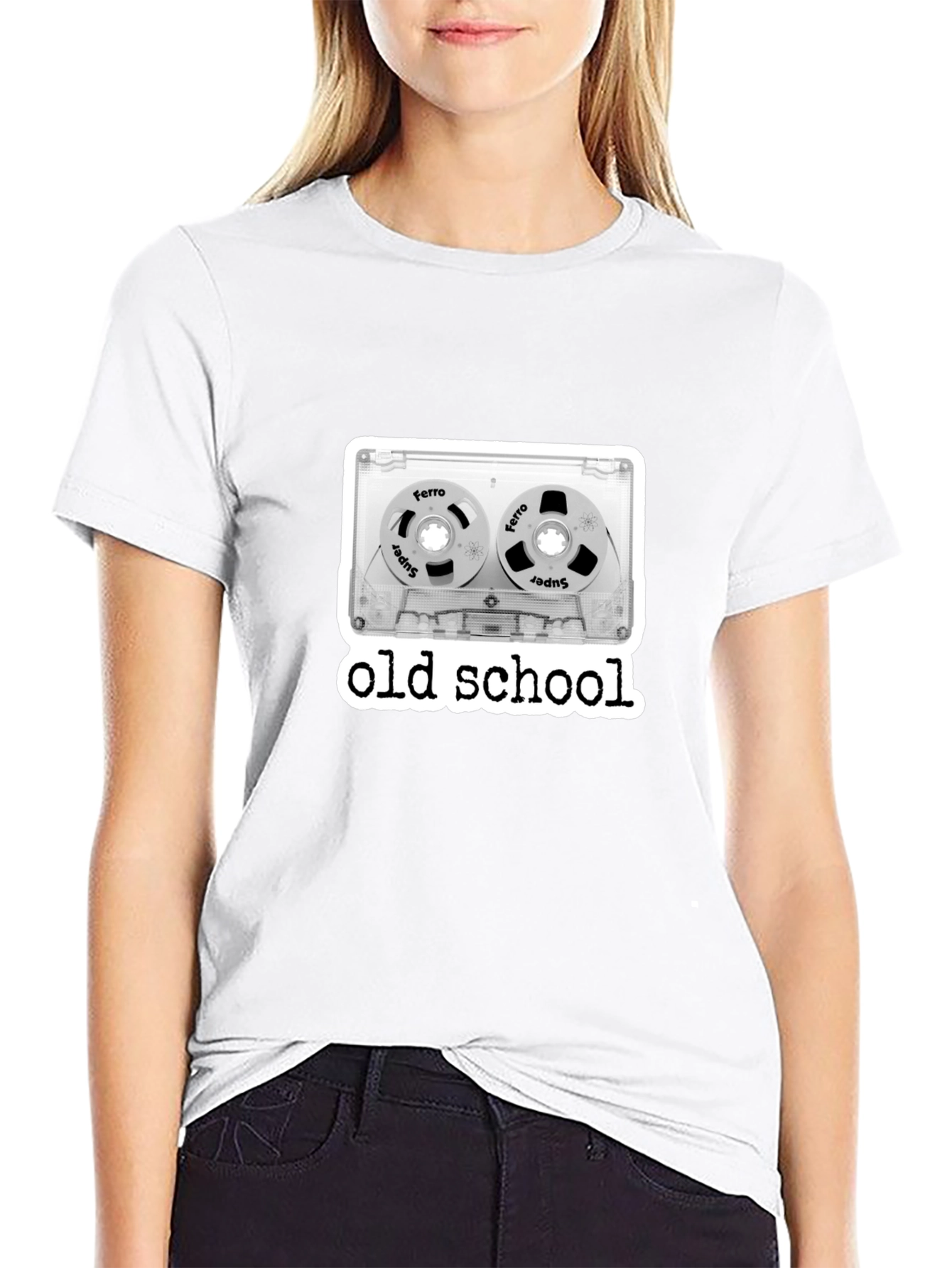 Retro Old School Cassette Tape Graphic Tee