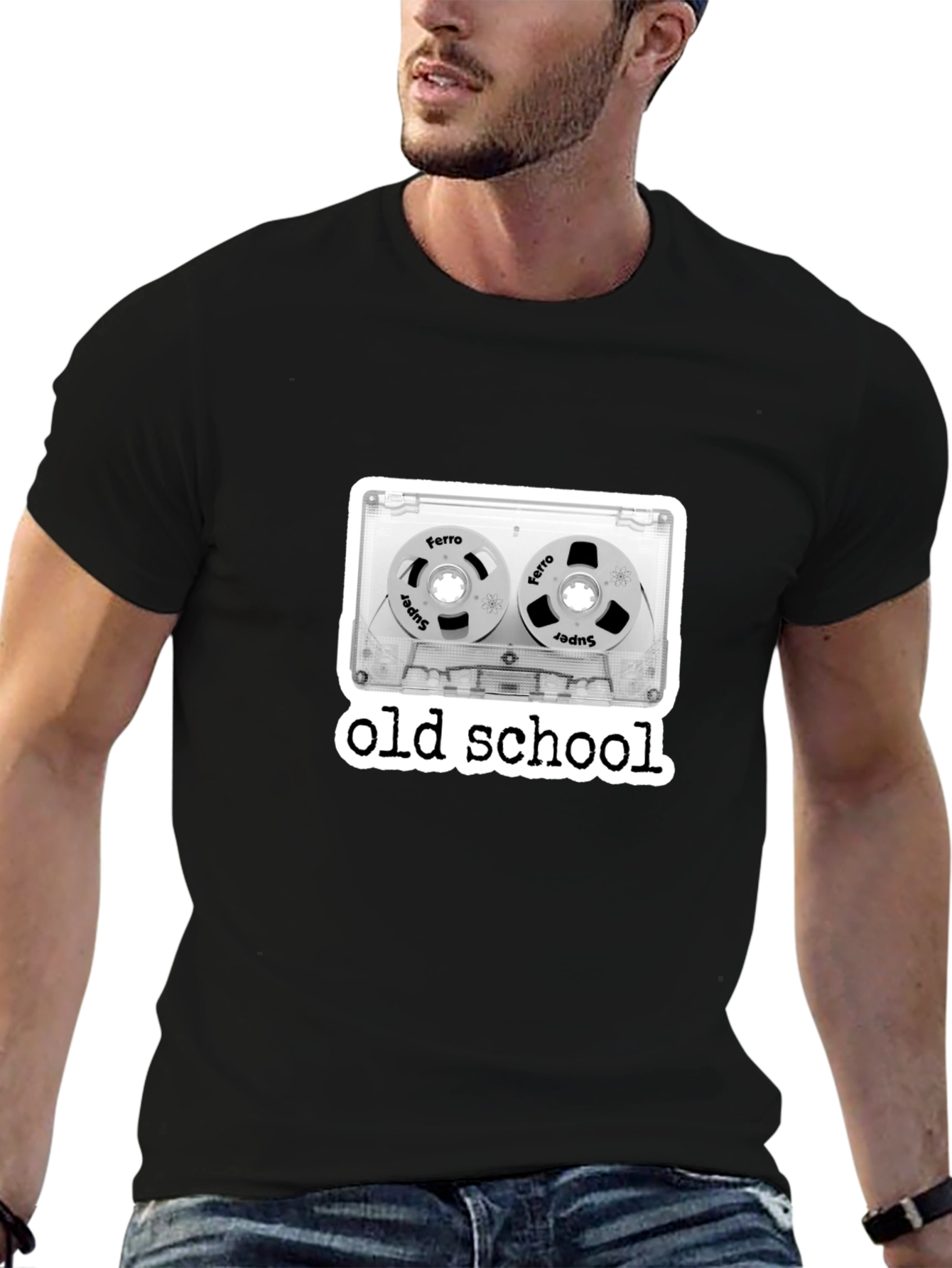 Retro Old School Cassette Tape Graphic Tee