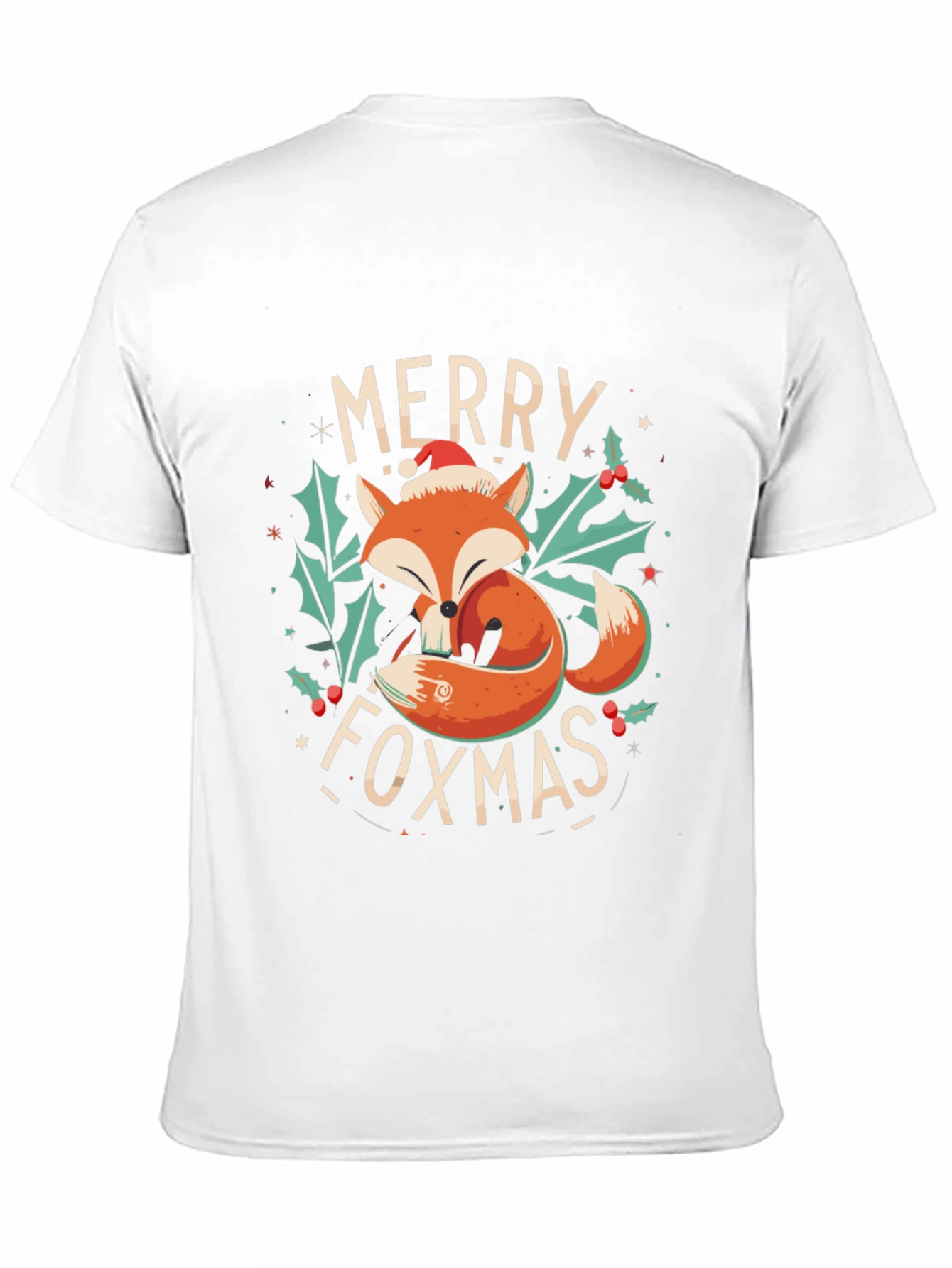 Merry Foxmas Holiday Graphic Tee