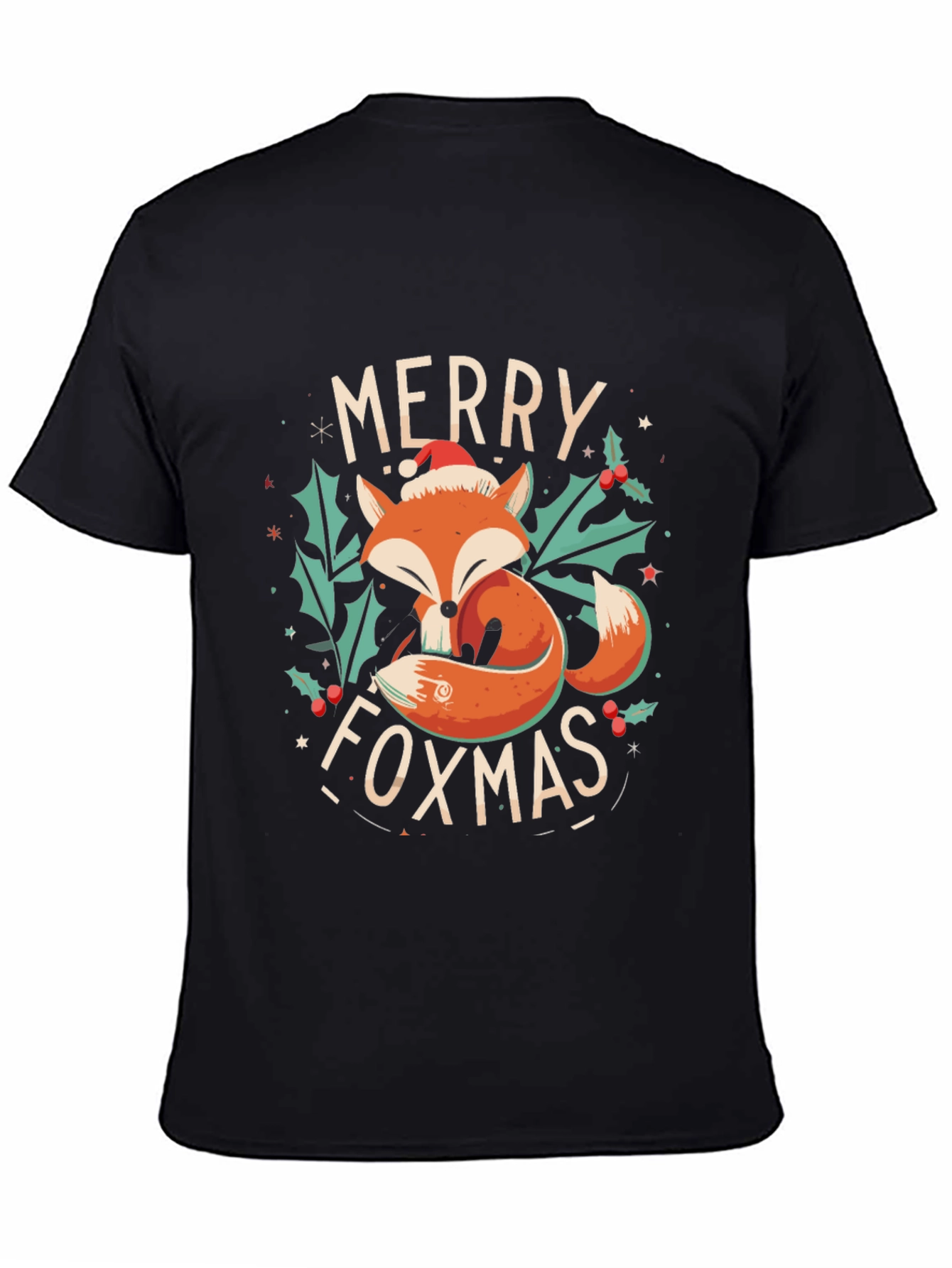 Merry Foxmas Holiday Graphic Tee