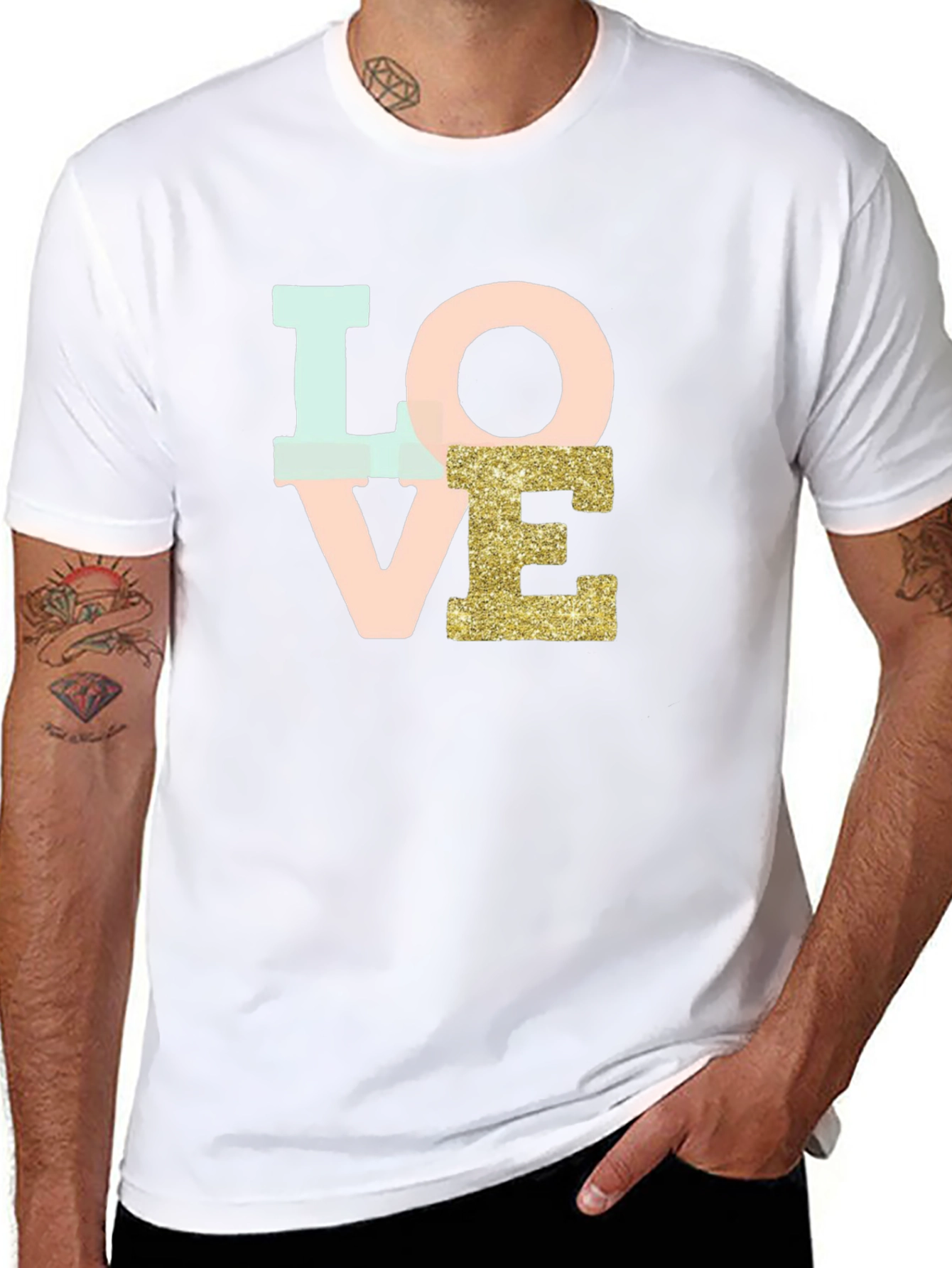 Trendy LOVE Graphic Tee - Stylish Unisex T-Shirt