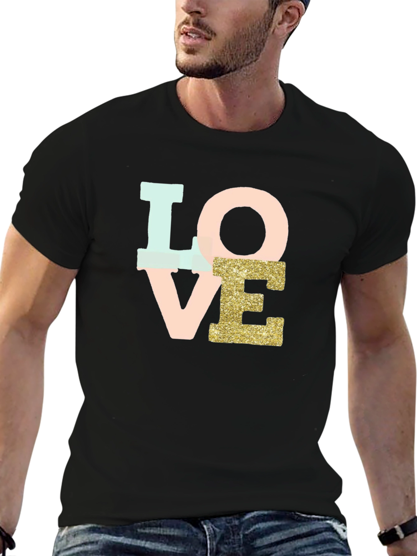 Trendy LOVE Graphic Tee - Stylish Unisex T-Shirt