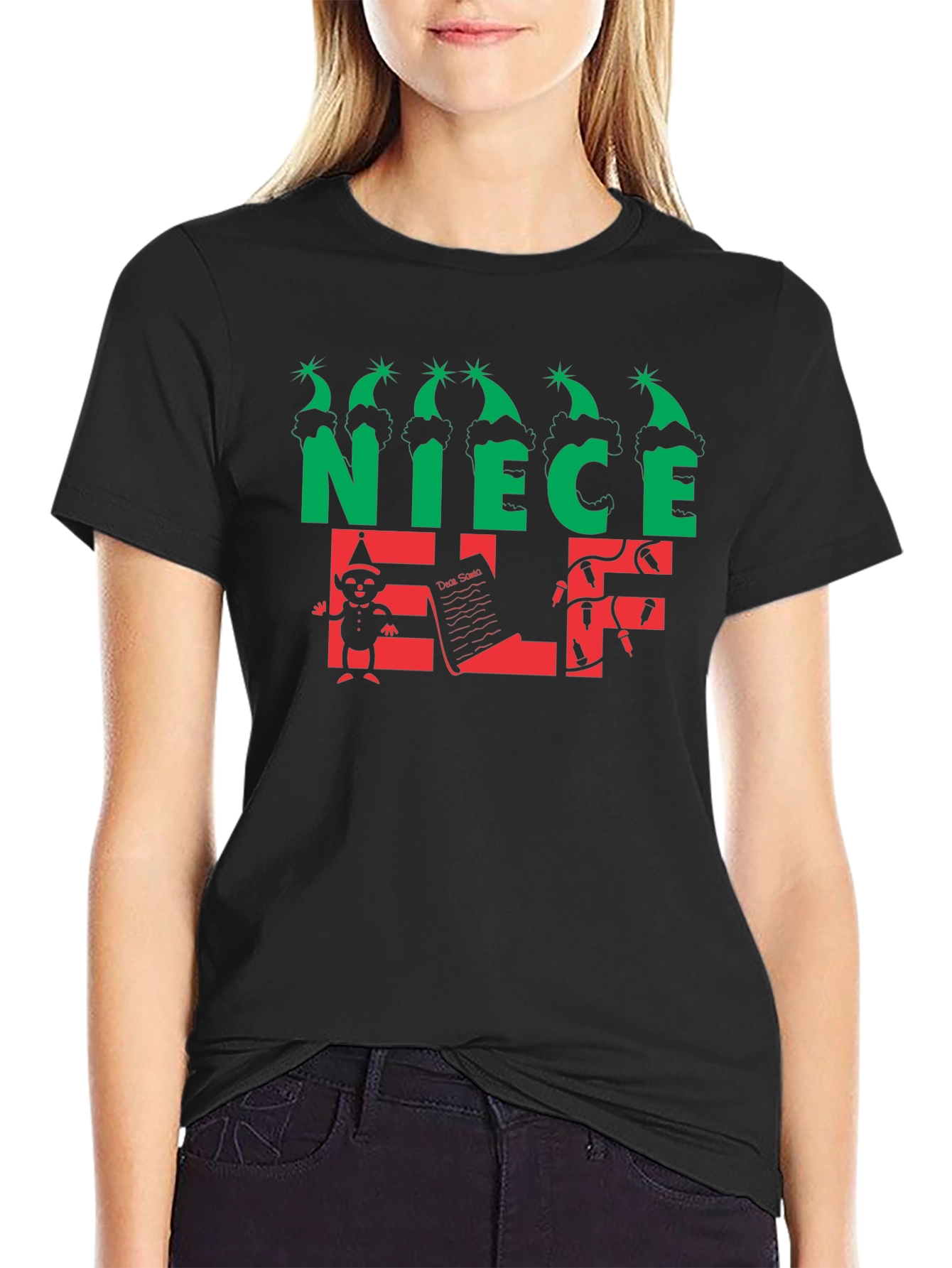 Niece Elf Holiday T-Shirt