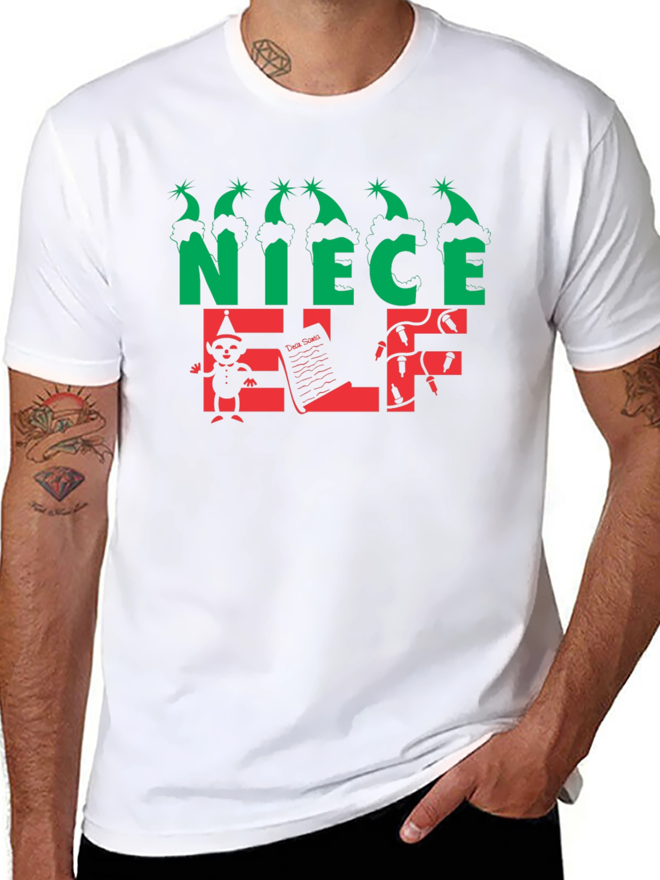Niece Elf Holiday T-Shirt
