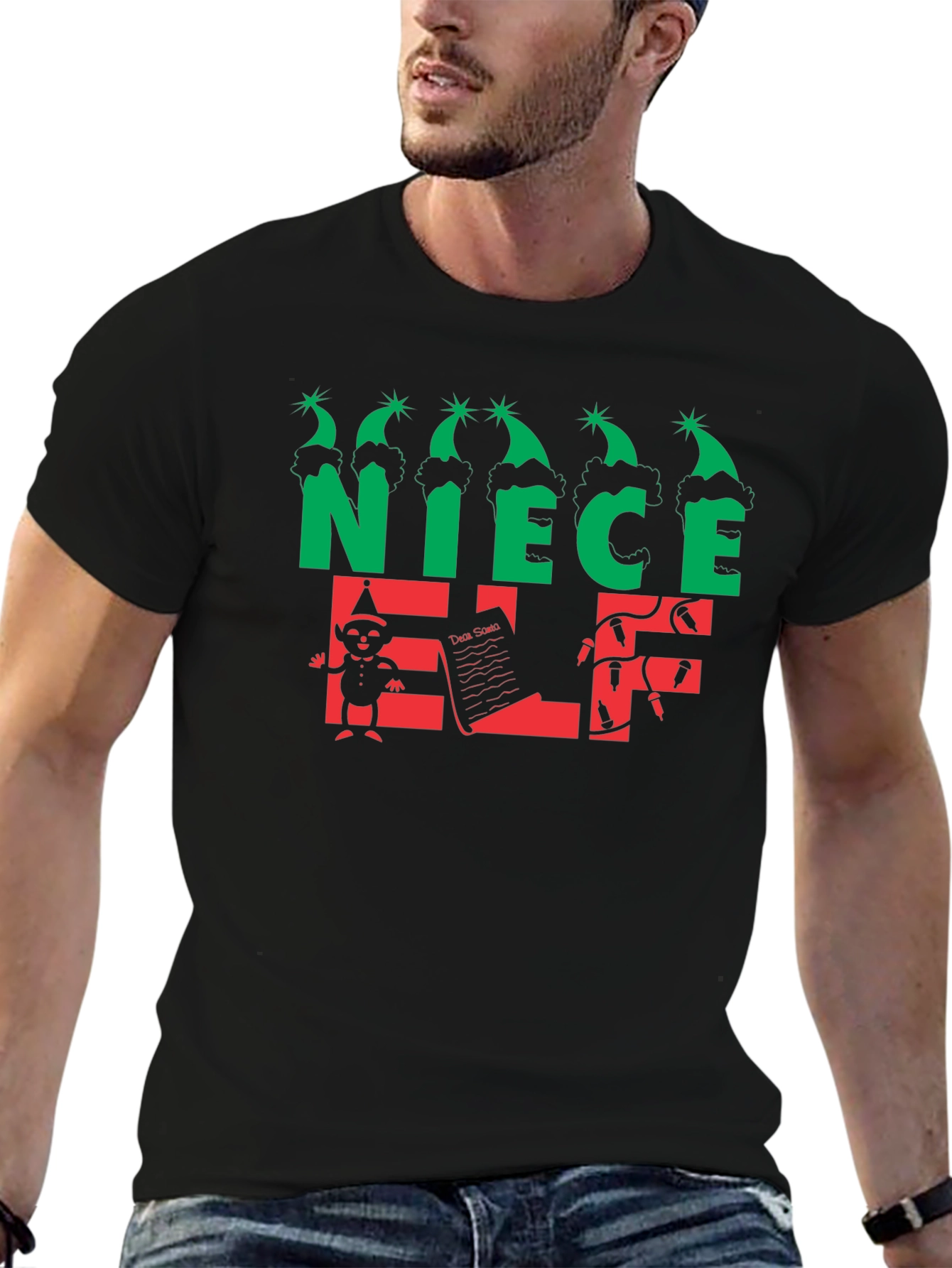 Niece Elf Holiday T-Shirt
