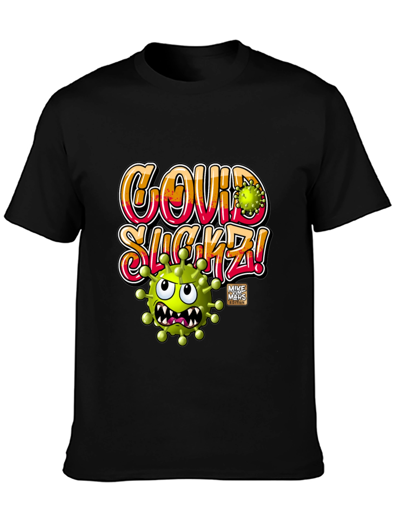 Covid Sucks Tee - Black Graphic T-Shirt