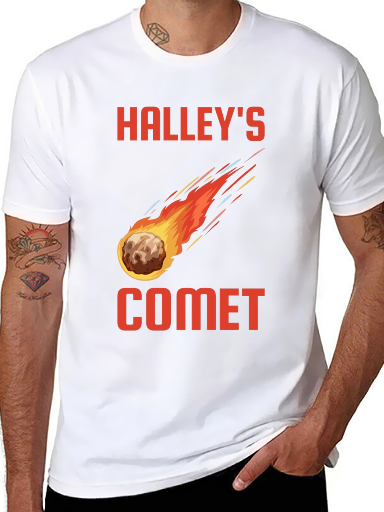 Halleys Comet Graphic T-Shirt