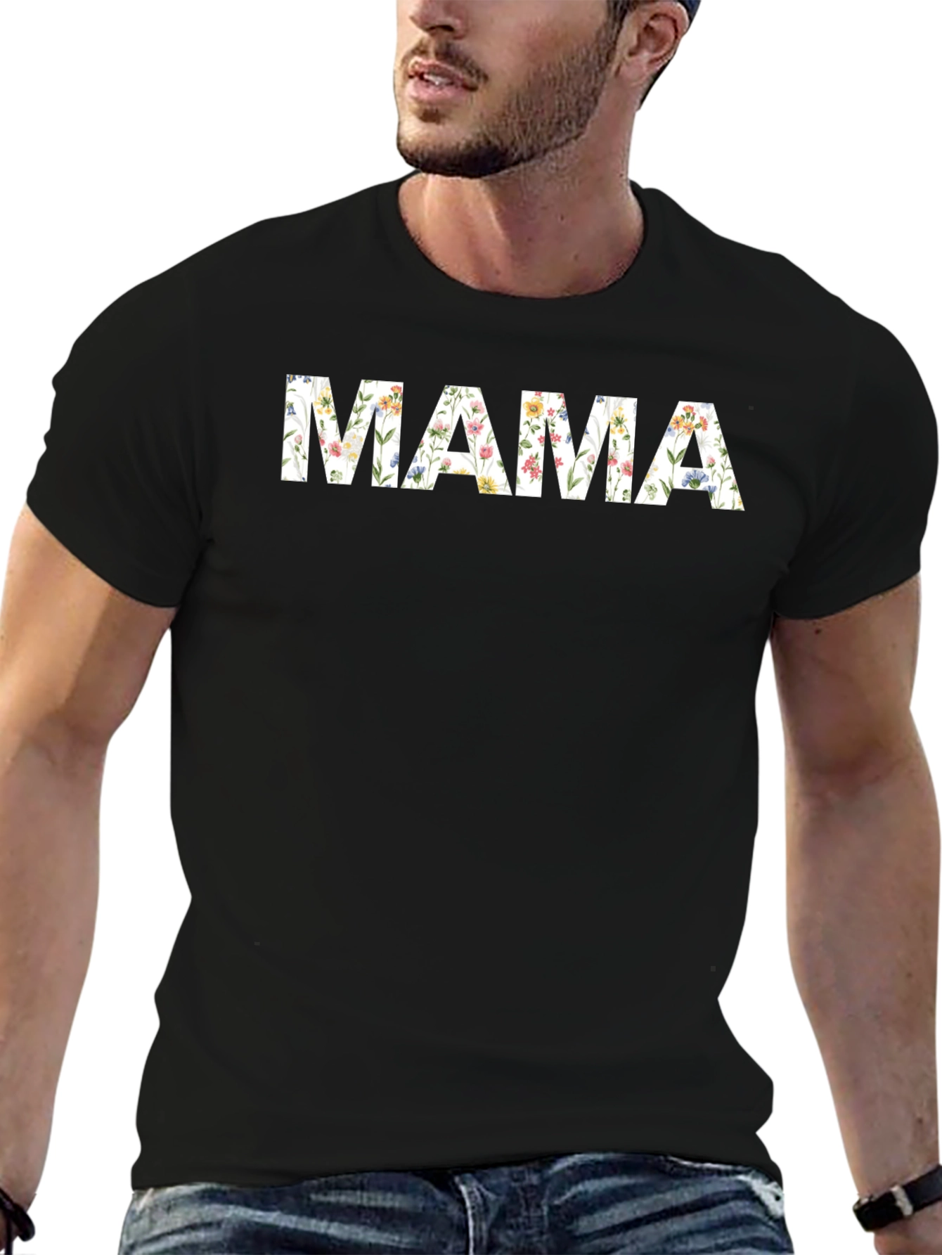 Floral MAMA Tee - Stylish Mothers Day Shirt