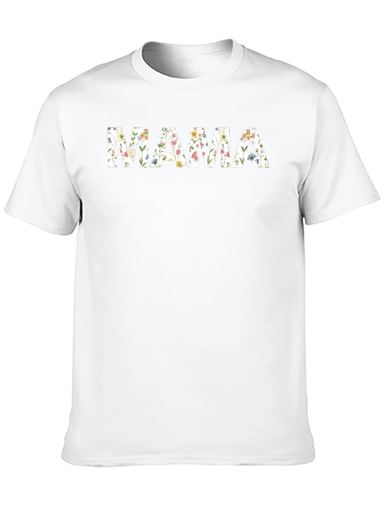 Floral MAMA Tee - Stylish Mothers Day Shirt