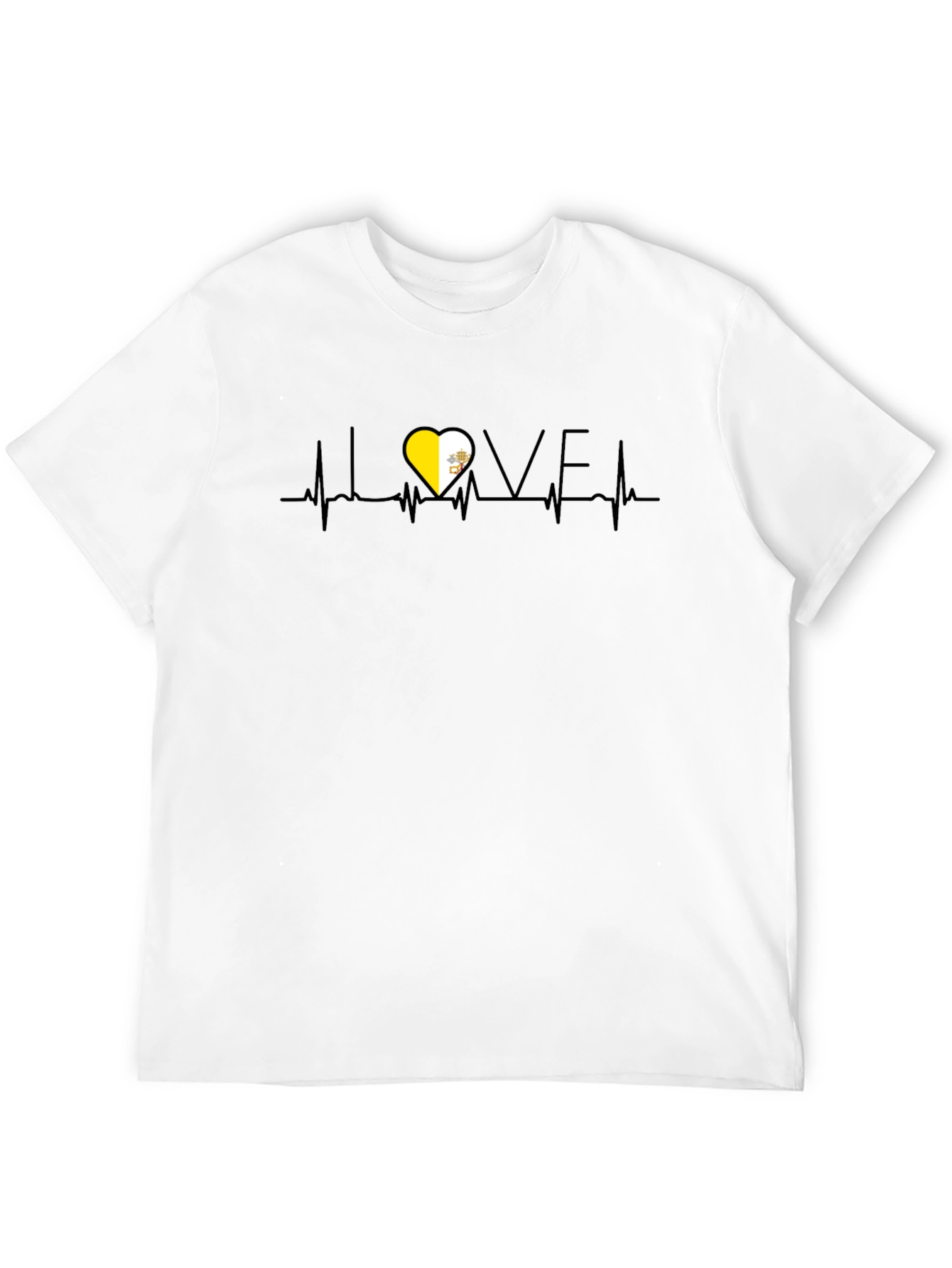 I Love Vatican Heartbeat T-Shirt