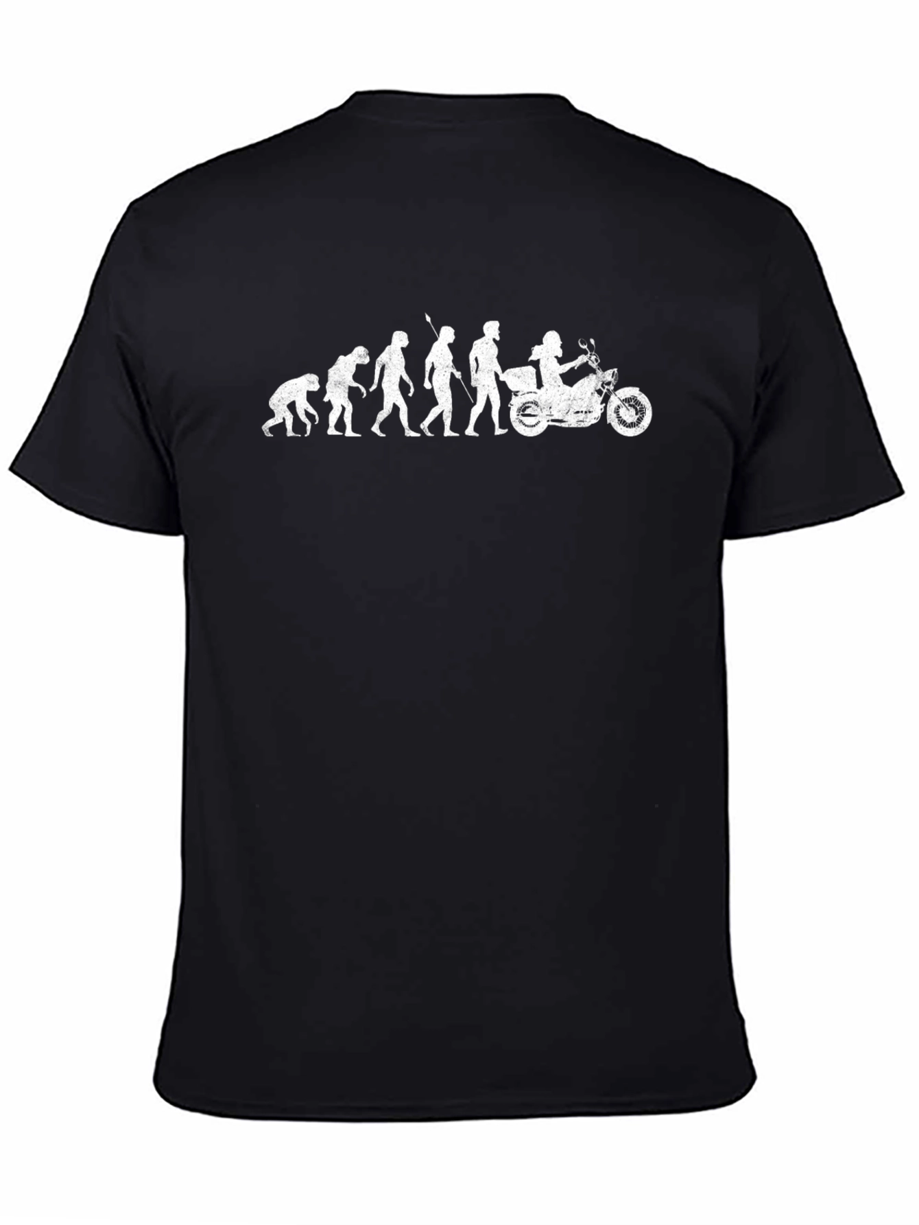 Evolution of Motorcycle T-Shirt - Black