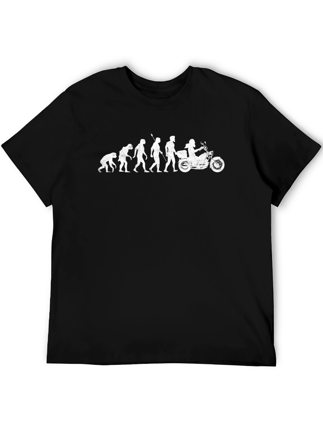 Evolution of Motorcycle T-Shirt - Black