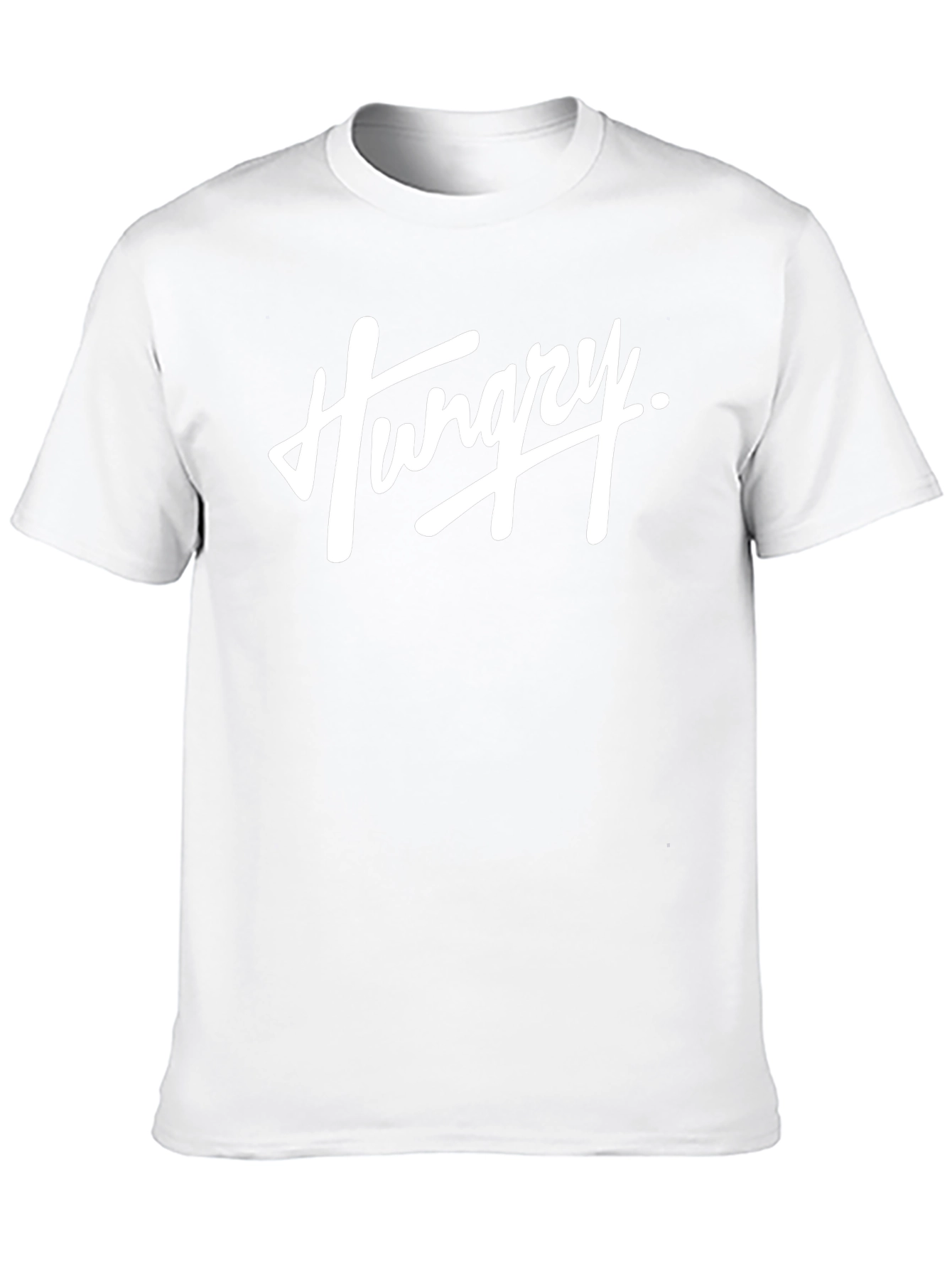 Hungry Graphic T-Shirt - Black Casual Tee