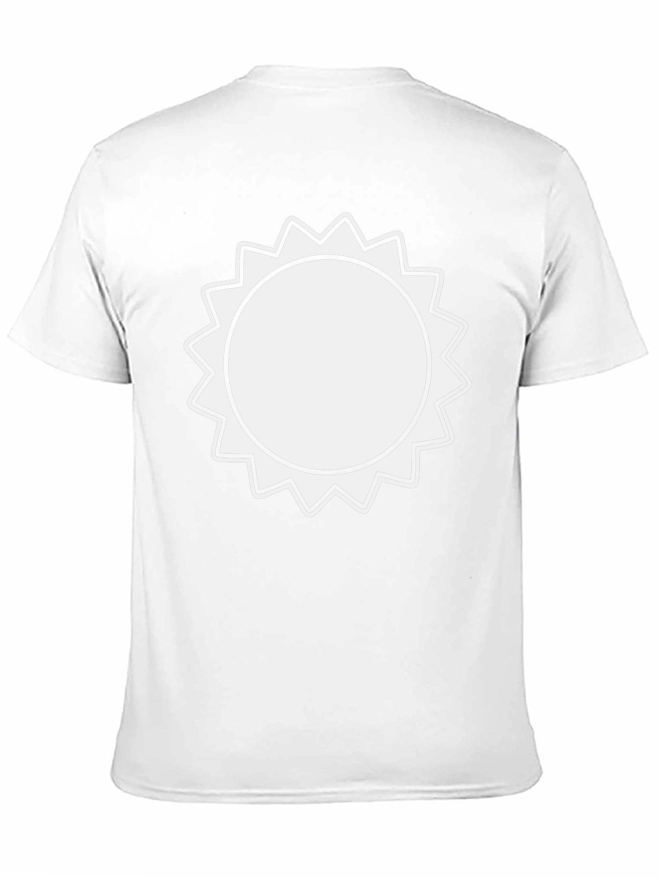 Modern Sun Graphic Black T-Shirt