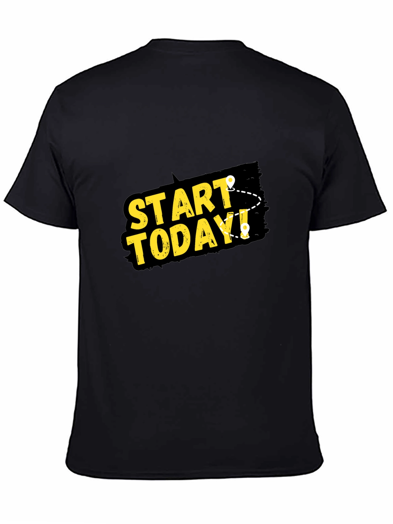 Start Today Graphic Black T-Shirt