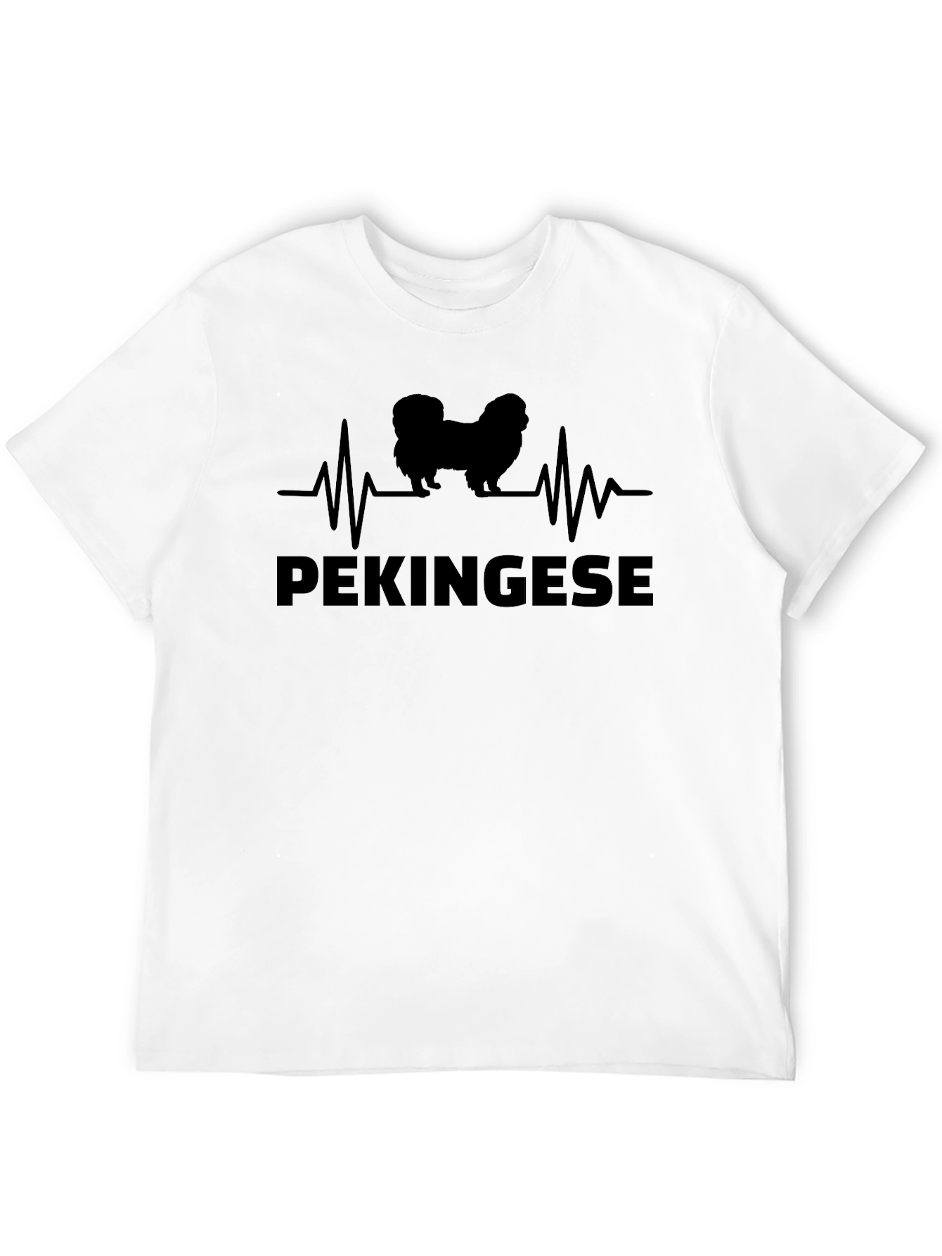 Pekingese Heartbeat T-Shirt Dog Lover Tee