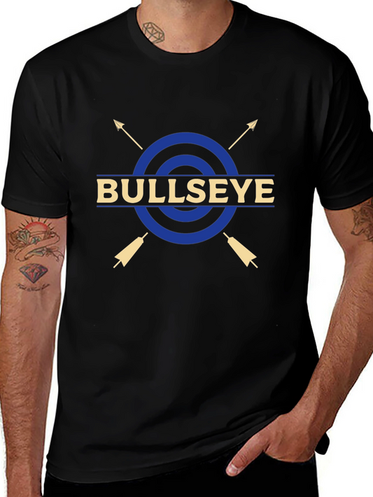 Bullseye Arrow Graphic T-Shirt - Casual Tee