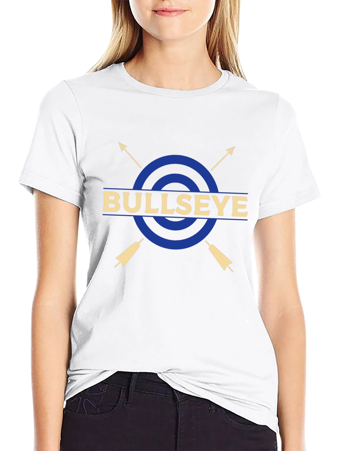 Bullseye Arrow Graphic T-Shirt - Casual Tee