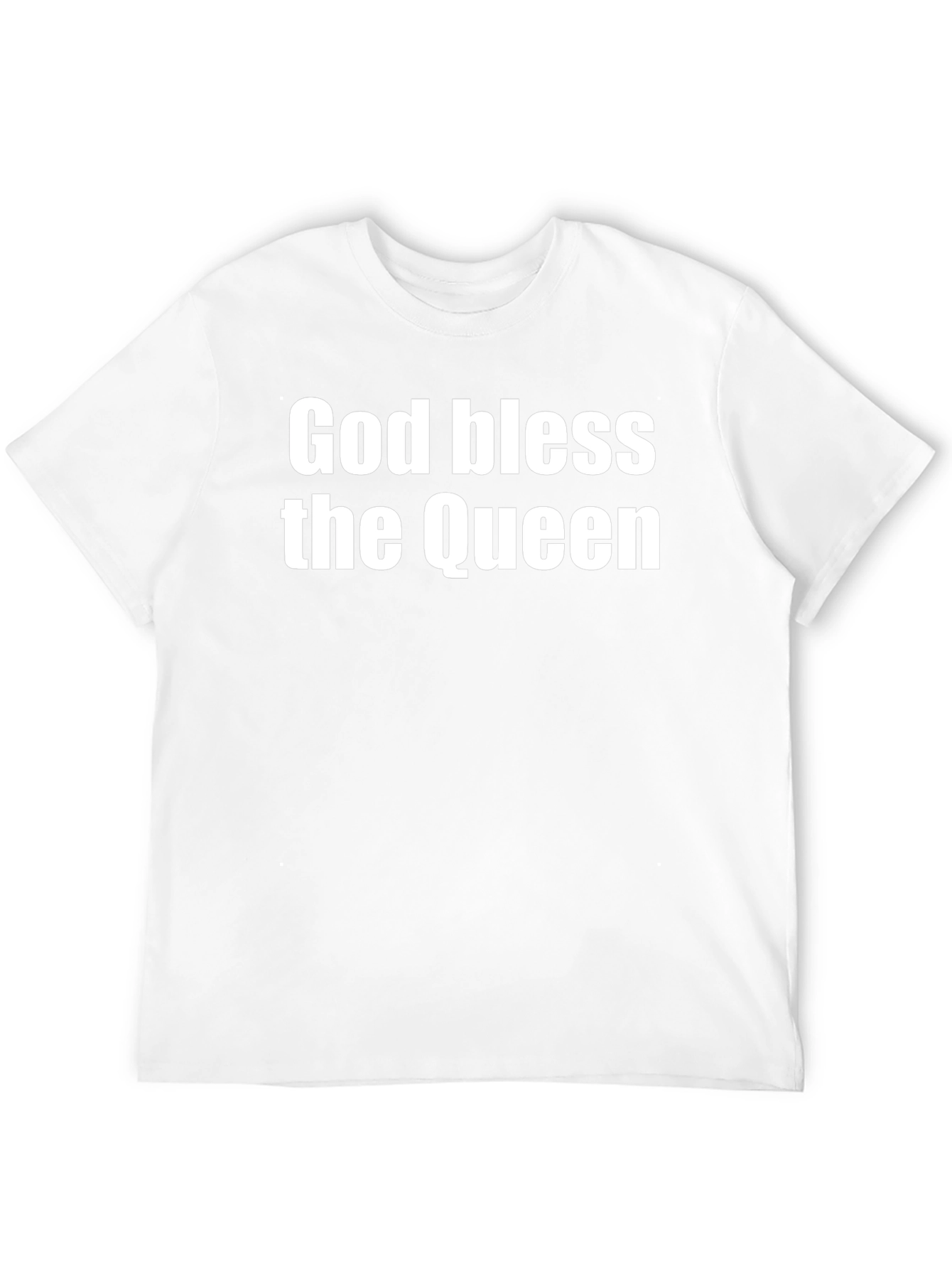 God Bless The Queen Graphic Tee - Black