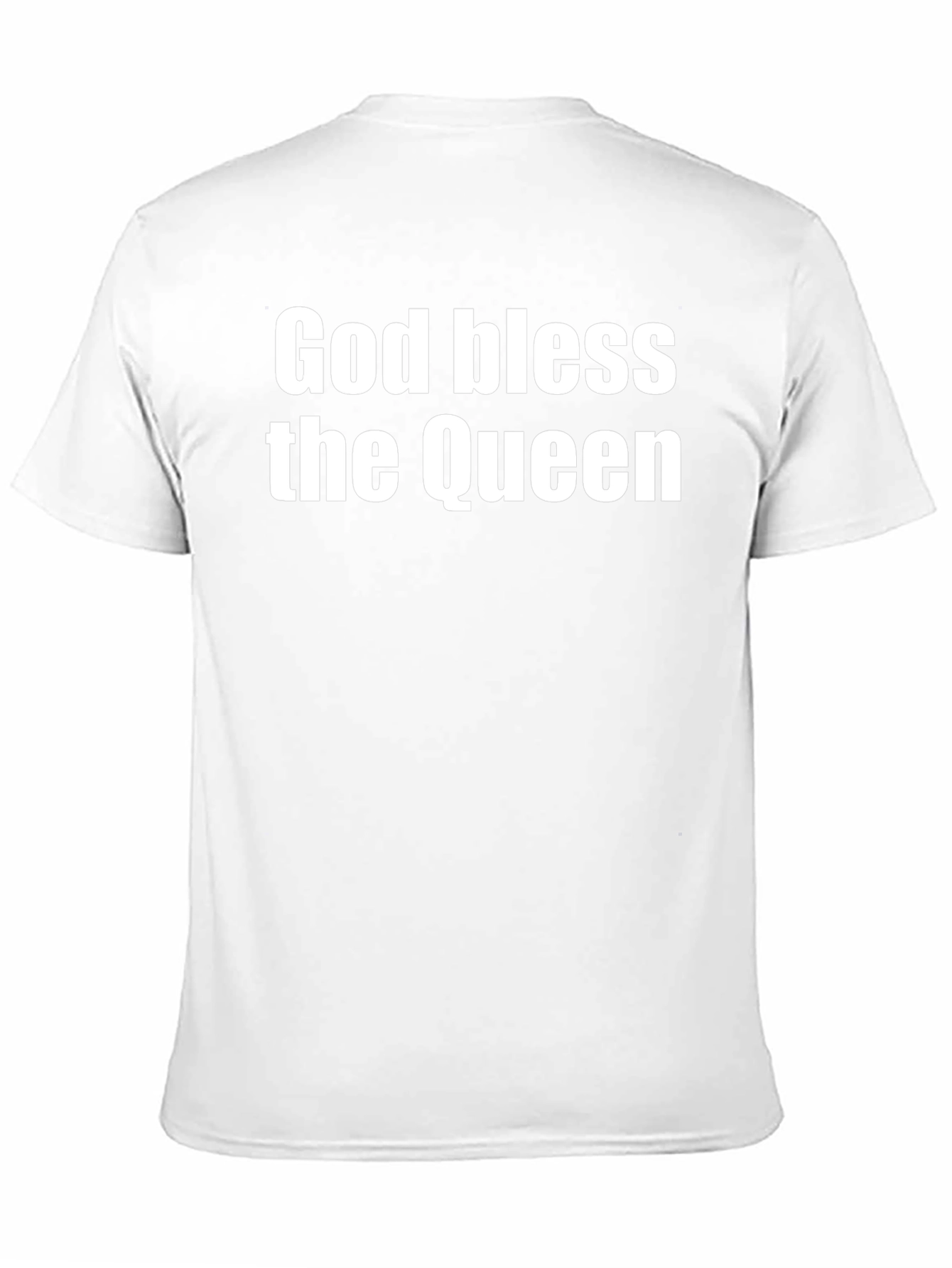God Bless The Queen Graphic Tee - Black