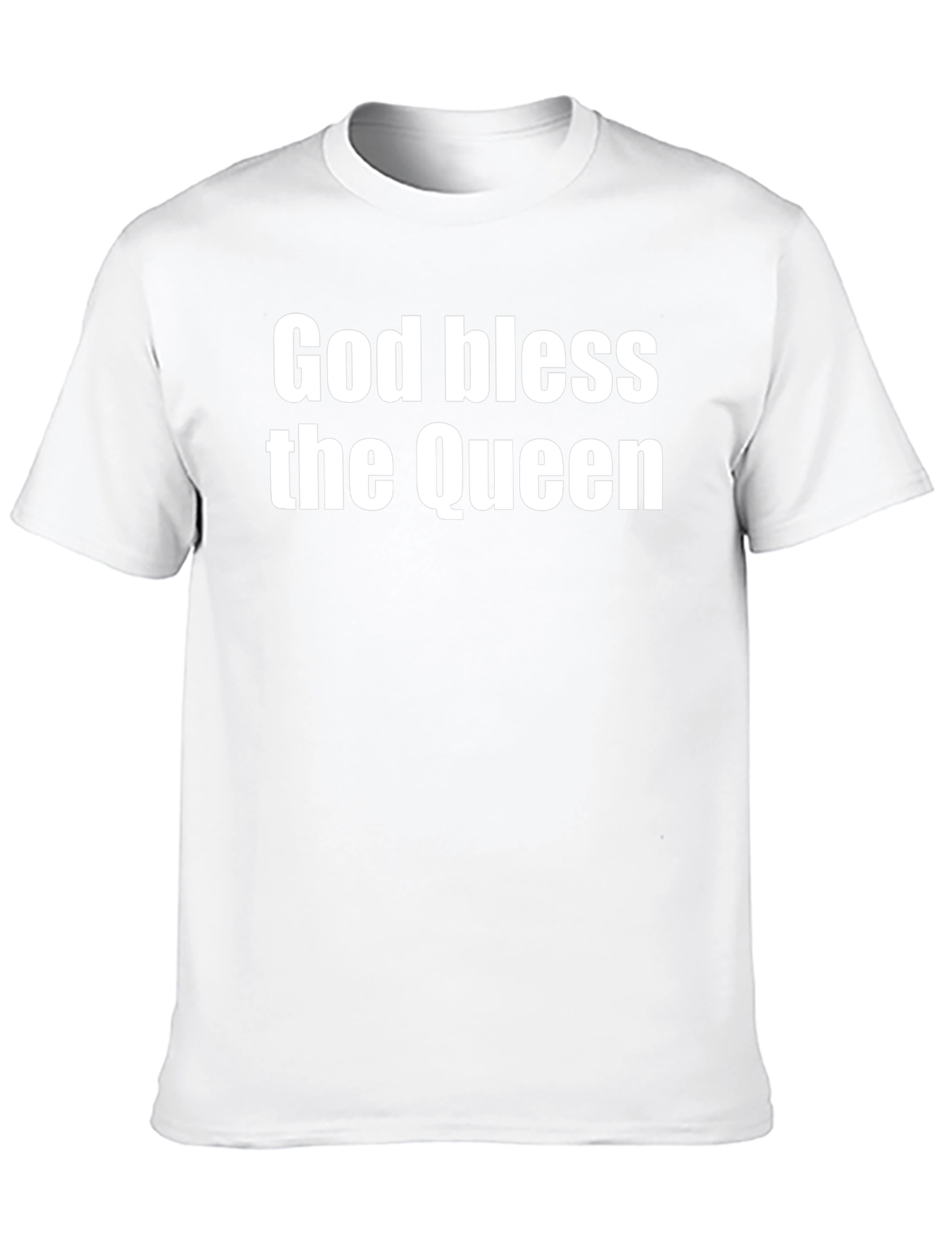 God Bless The Queen Graphic Tee - Black