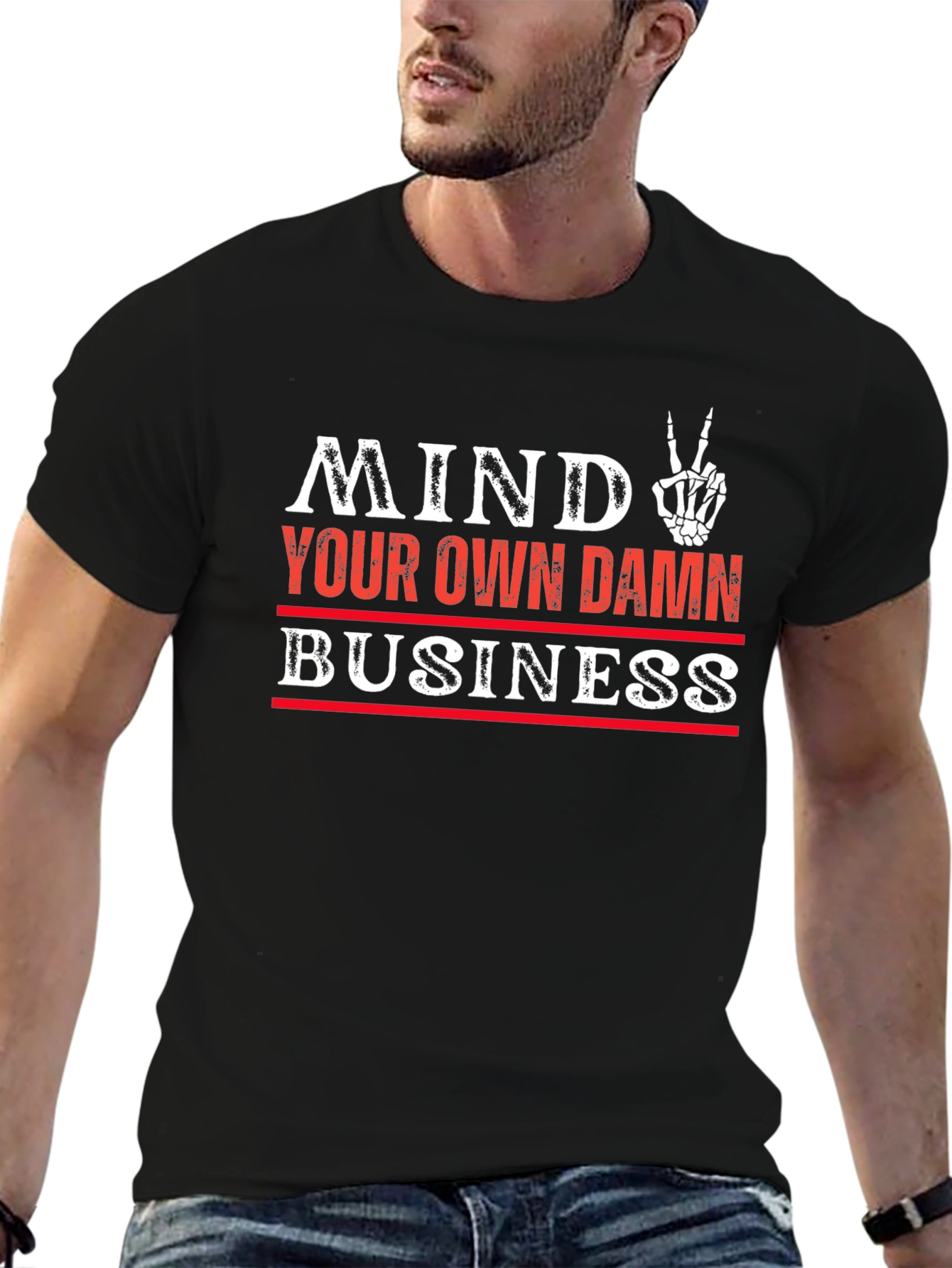 Mind Your Own Business Graphic T-Shirt