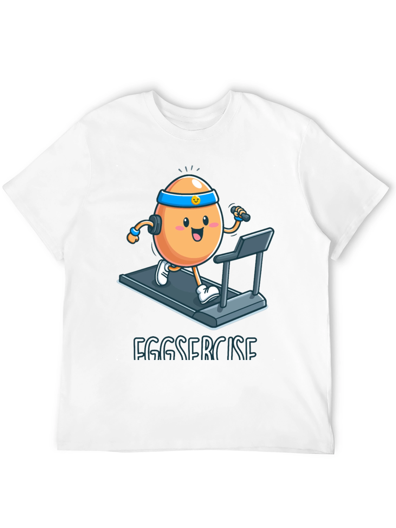 Eggsercise T-Shirt: Funny Workout Egg Tee