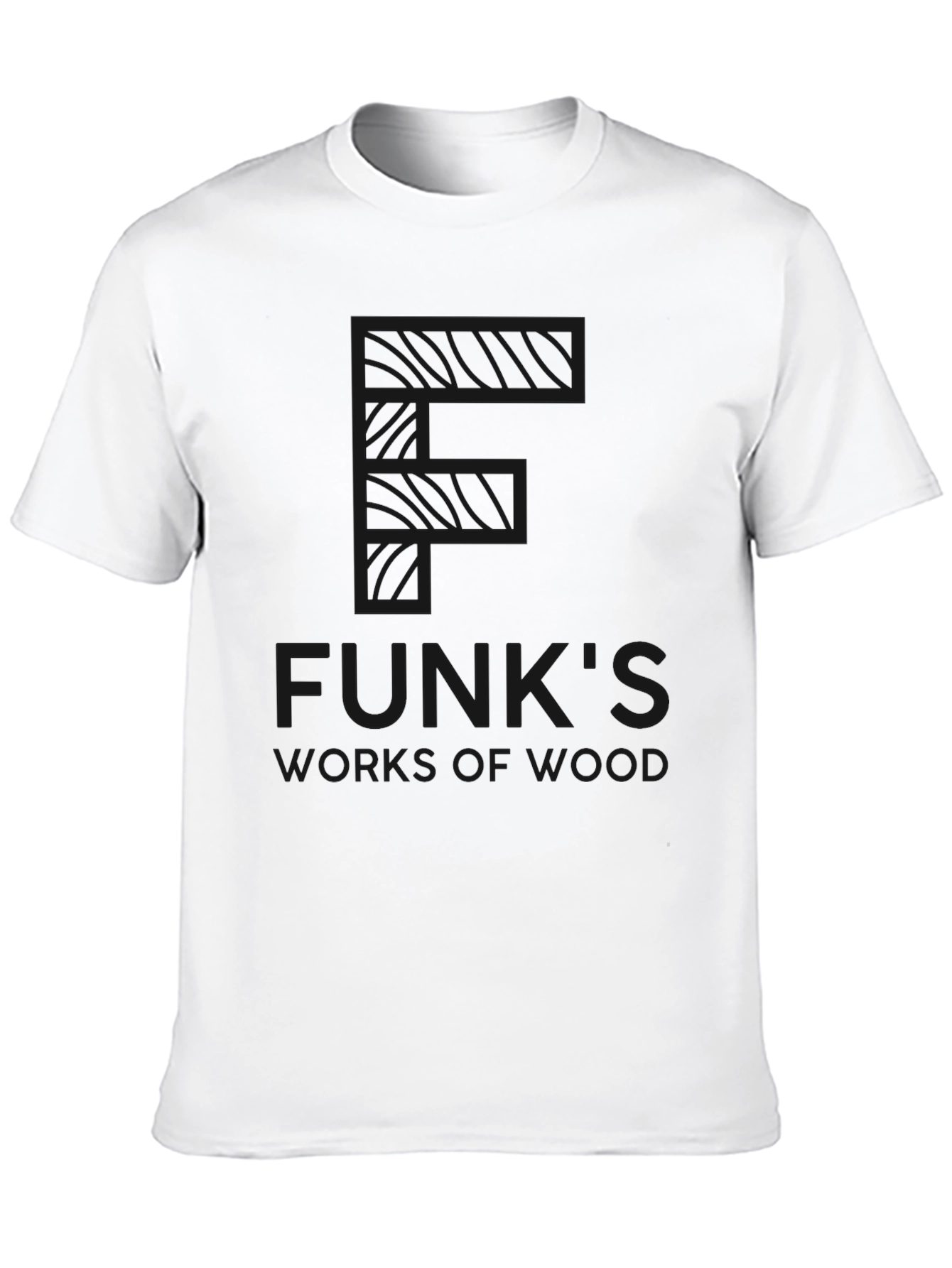 Funks Works of Wood Black Graphic T-Shirt
