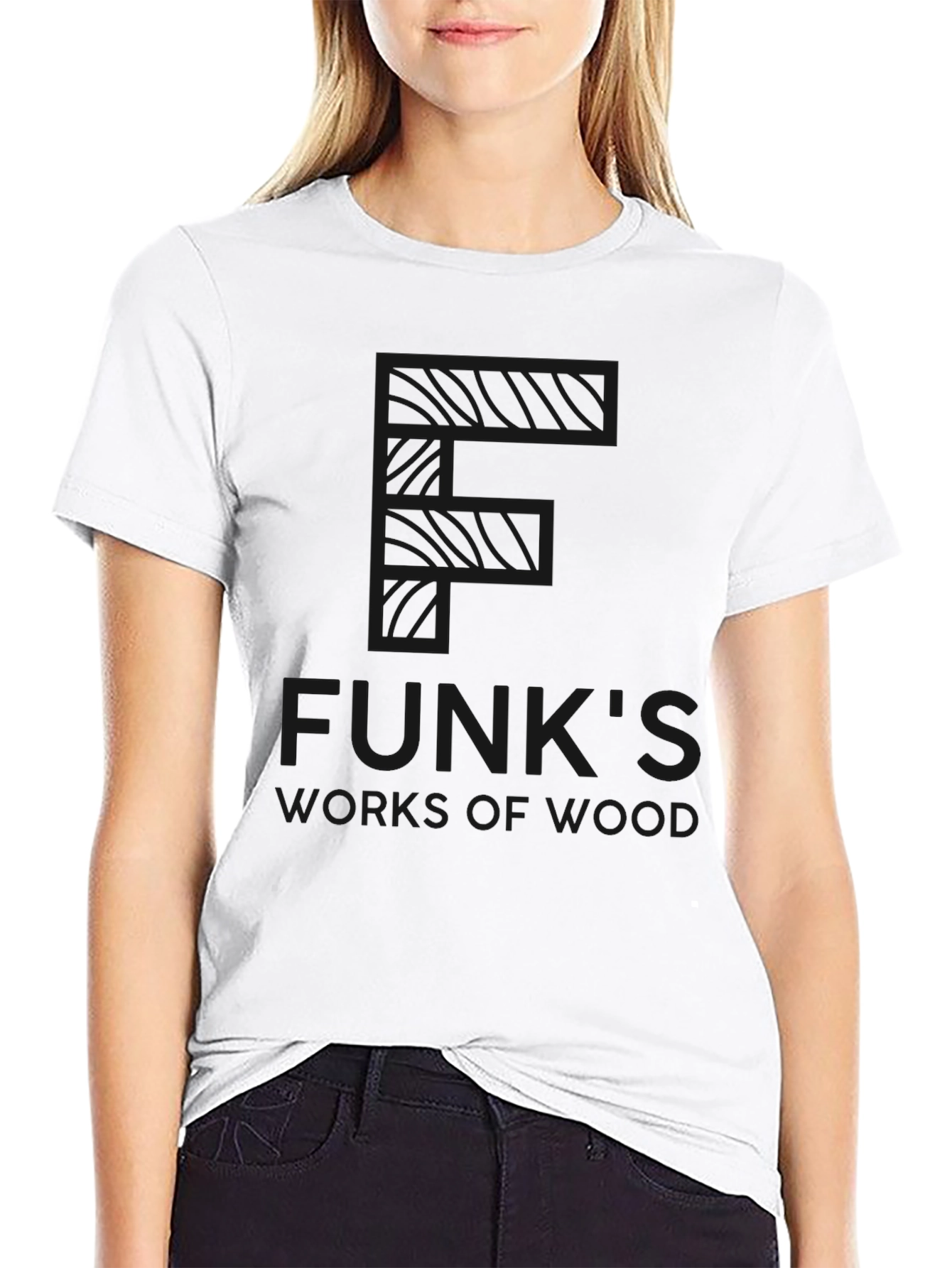 Funks Works of Wood Black Graphic T-Shirt