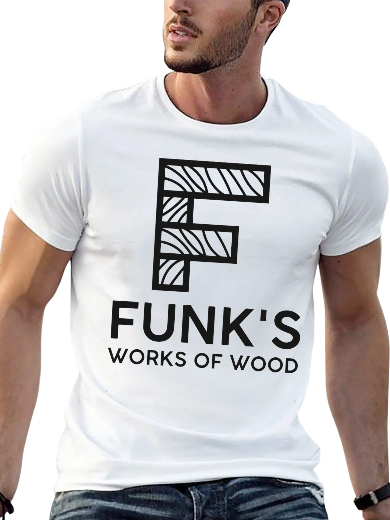Funks Works of Wood Black Graphic T-Shirt