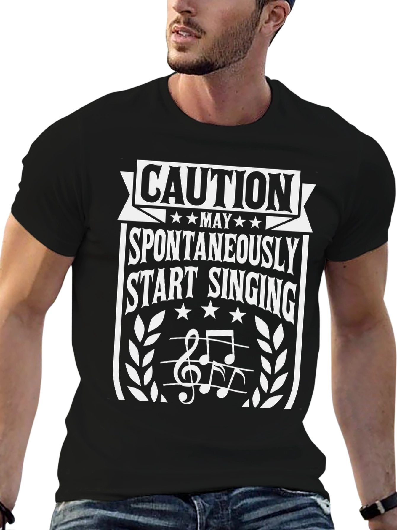 Caution May Spontaneously Start Singing T-Shirt
