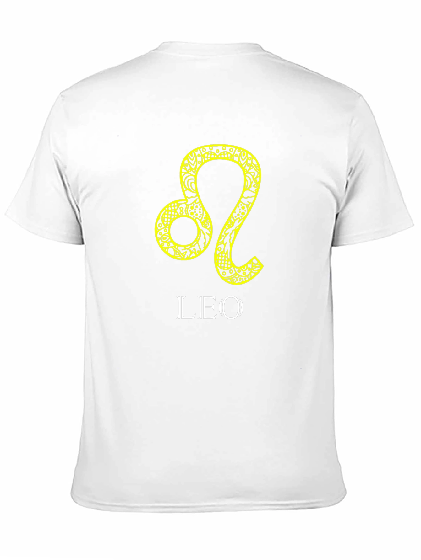Leo Zodiac Sign T-Shirt - Black Graphic Tee