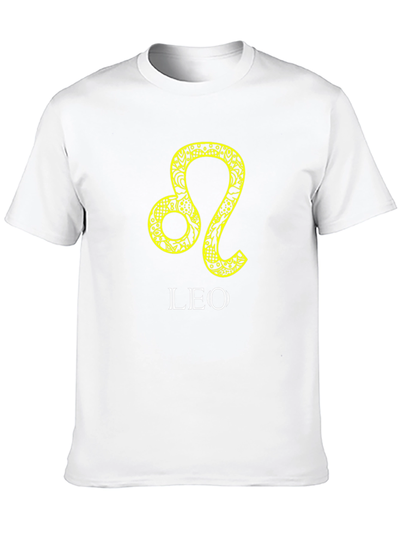 Leo Zodiac Sign T-Shirt - Black Graphic Tee