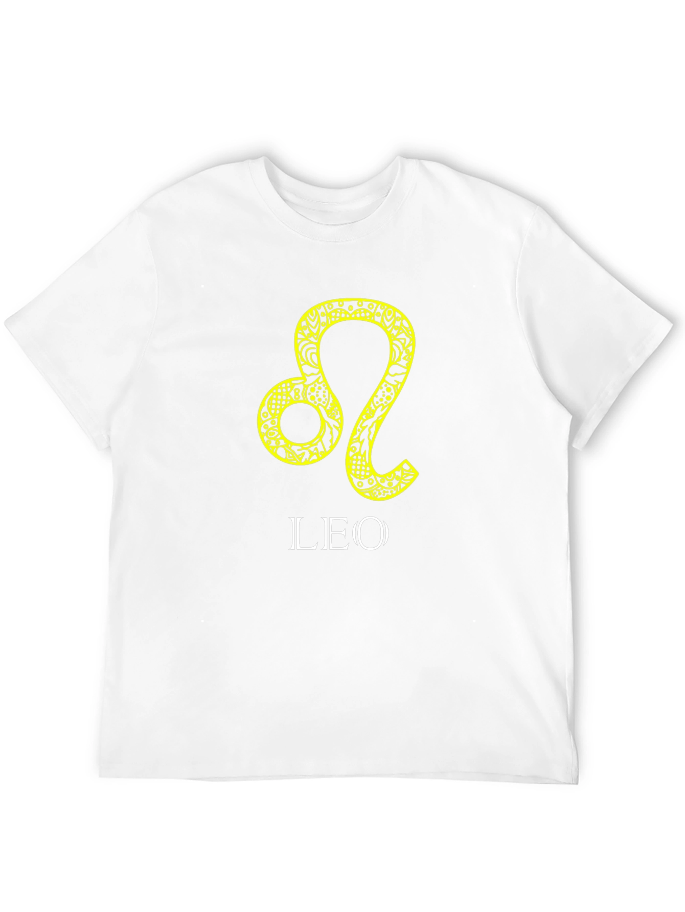 Leo Zodiac Sign T-Shirt - Black Graphic Tee