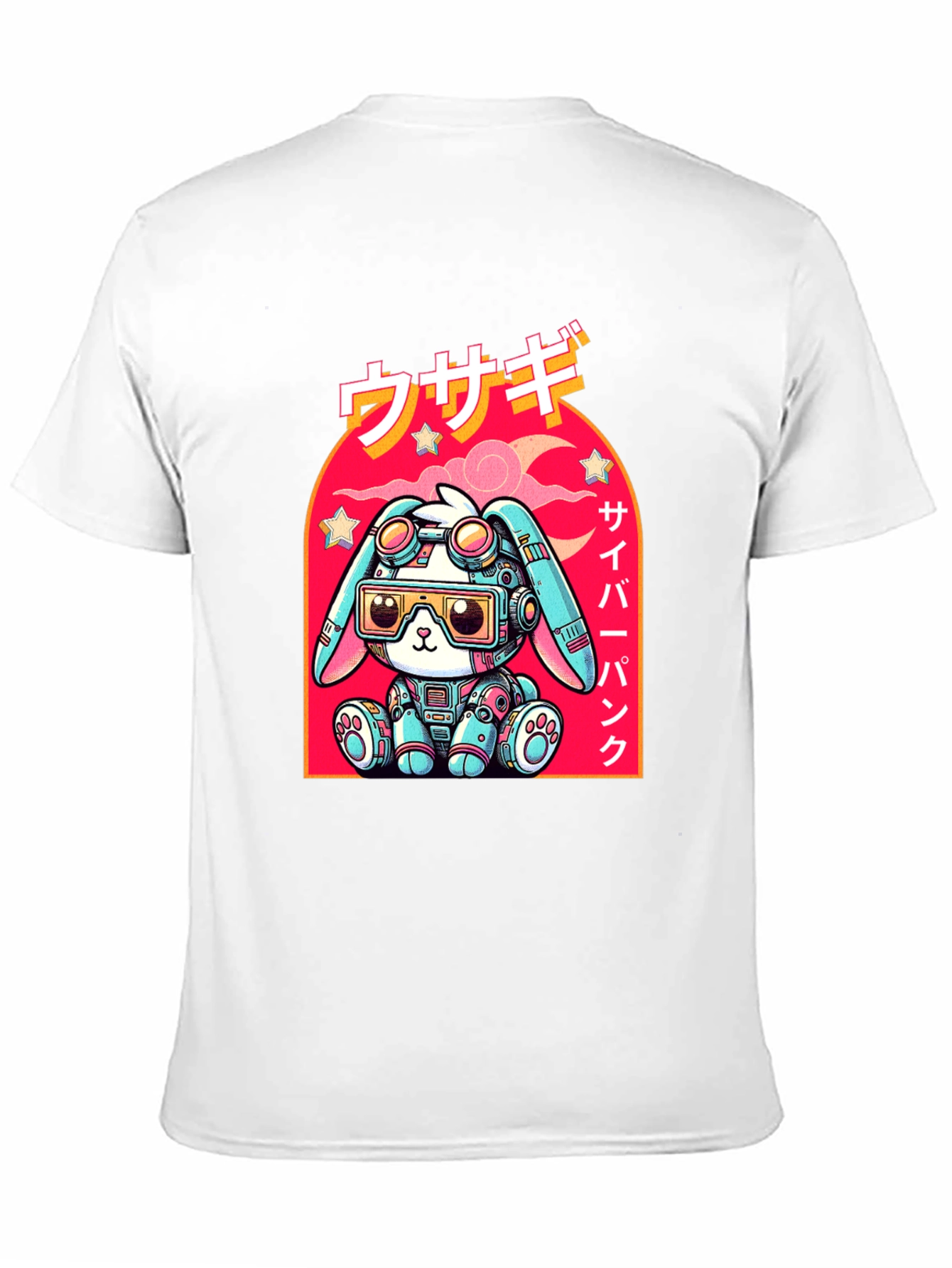 Cyberpunk Rabbit Graphic T-Shirt