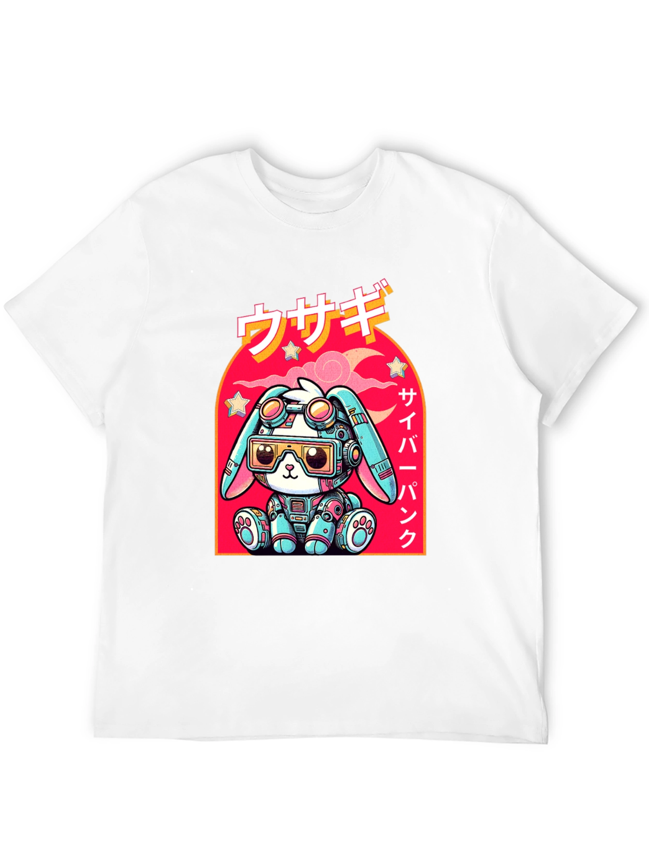 Cyberpunk Rabbit Graphic T-Shirt