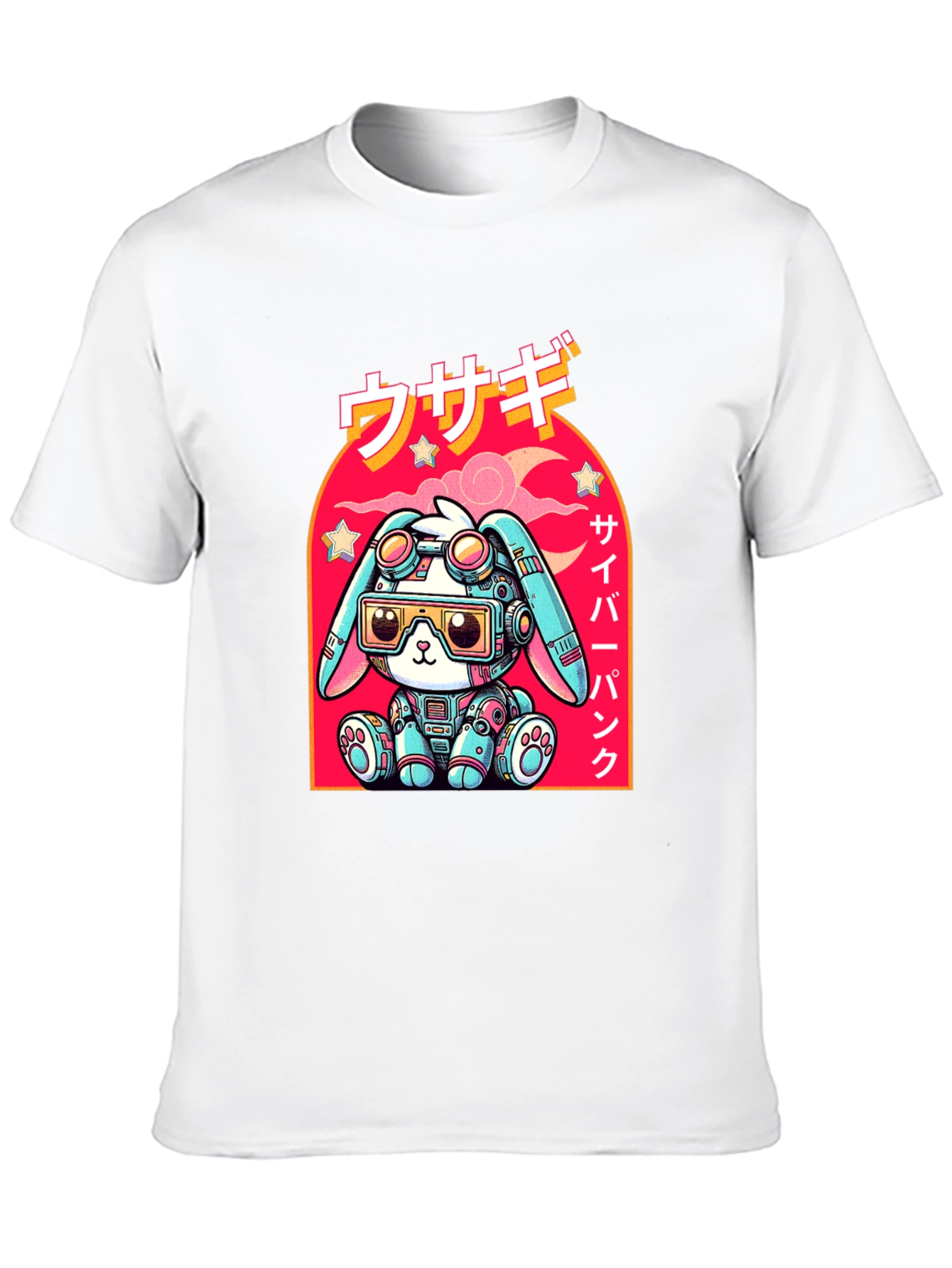 Cyberpunk Rabbit Graphic T-Shirt
