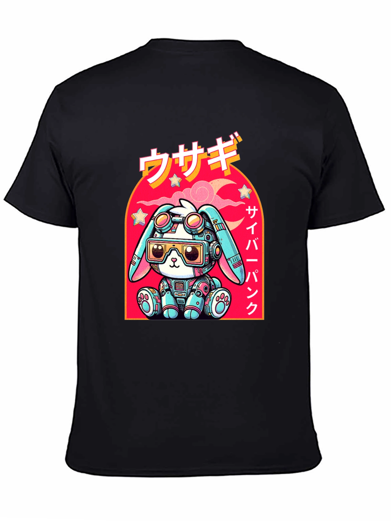 Cyberpunk Rabbit Graphic T-Shirt