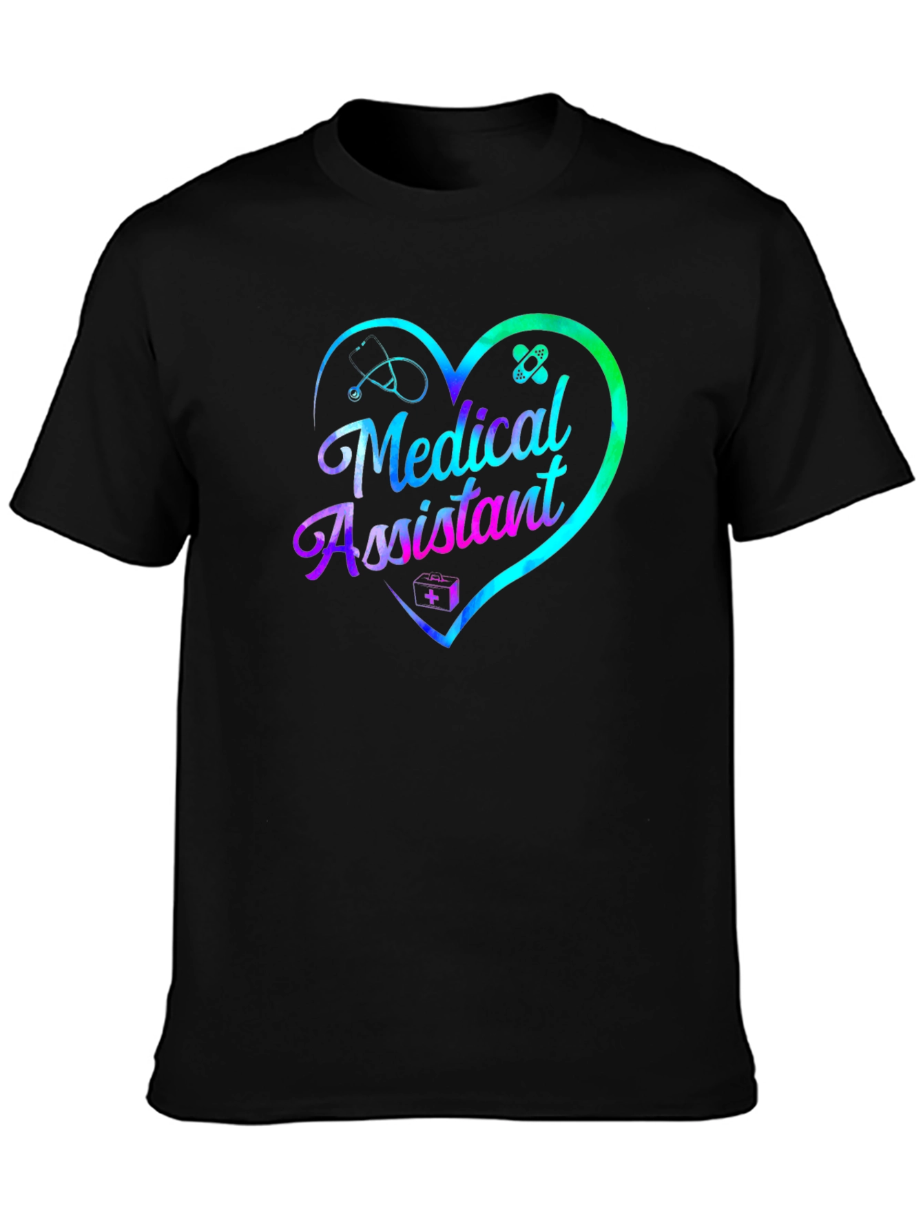 Medical Assistant Heart Graphic T-Shirt