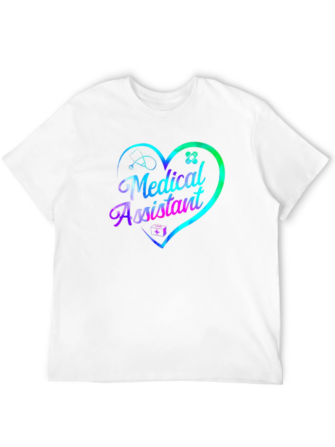 Medical Assistant Heart Graphic T-Shirt