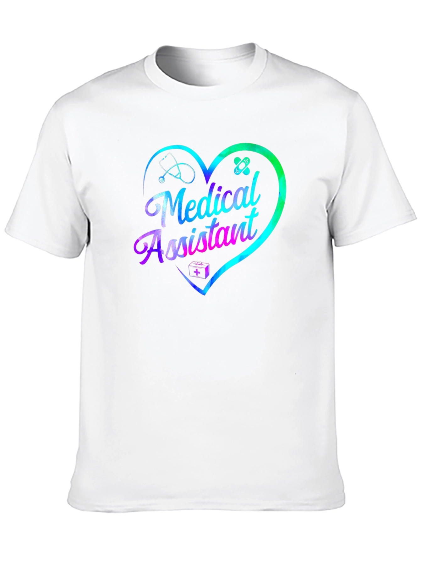 Medical Assistant Heart Graphic T-Shirt