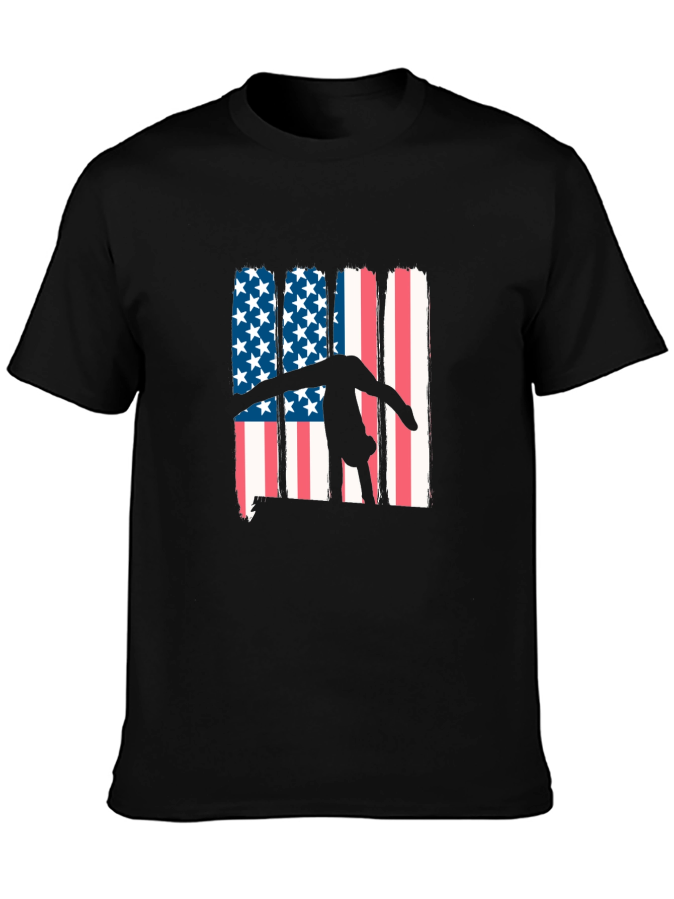 USA Gymnastics Flag Graphic T-Shirt